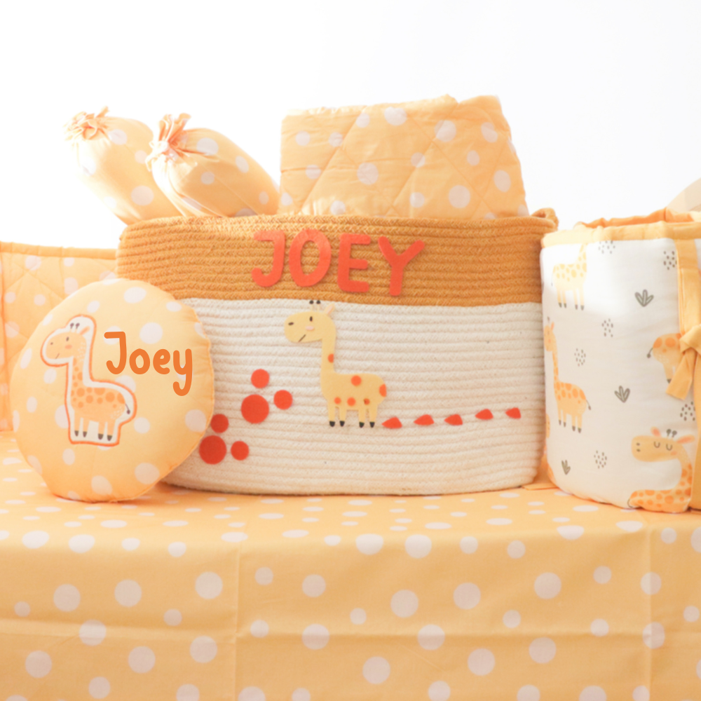 Cute Polka - Organic Cot Bedding Gift Set