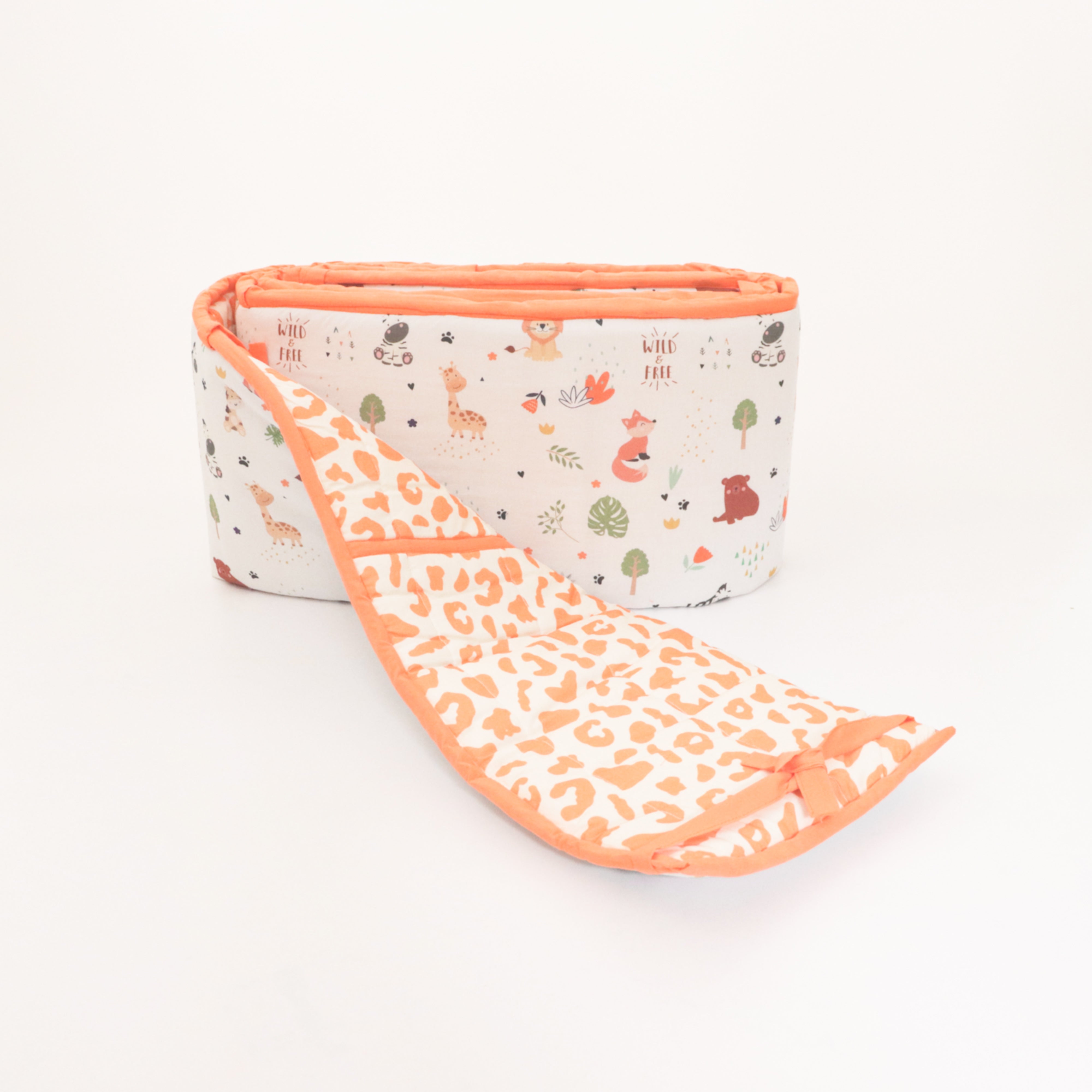 Baby Animals- Quilted Cot Bumper