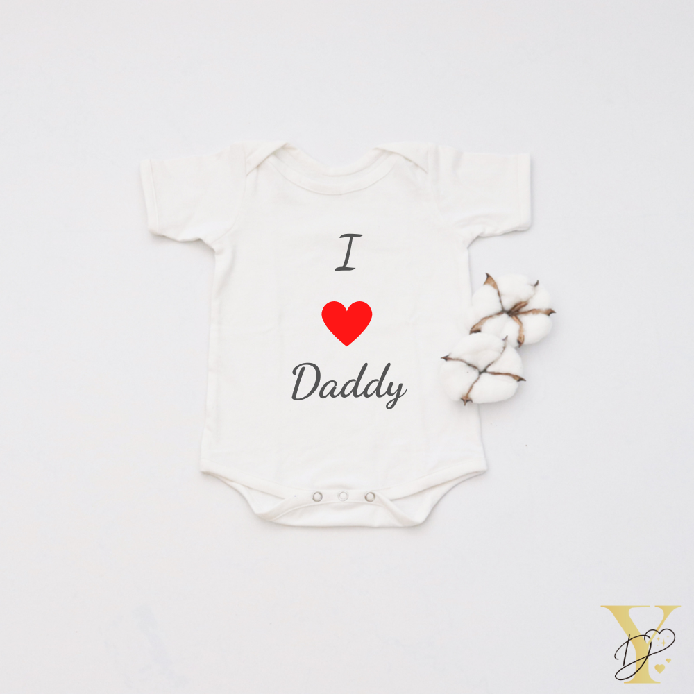 I Love Daddy Bodysuit
