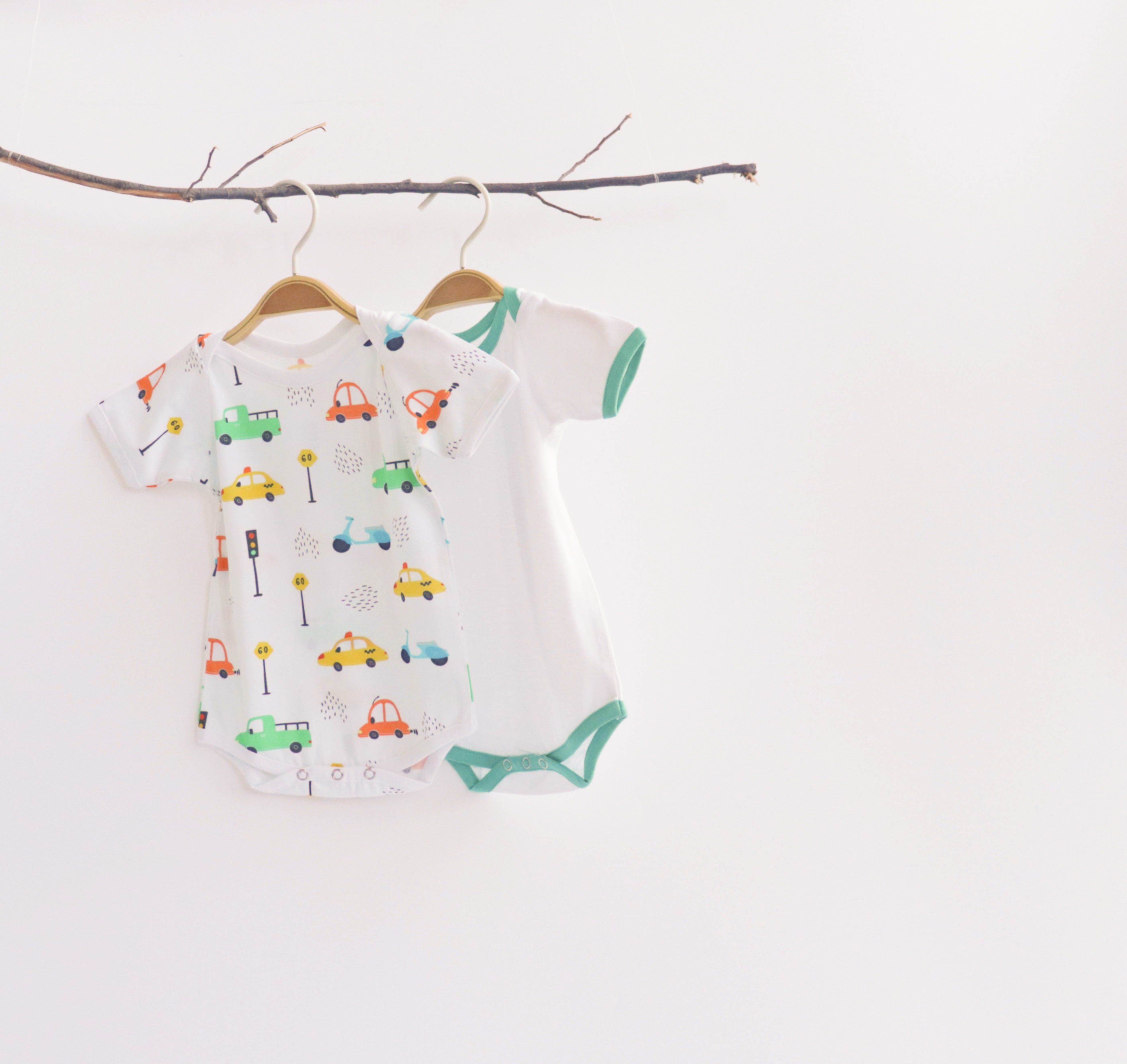 Beep Beep Bodysuits - Set Of 2