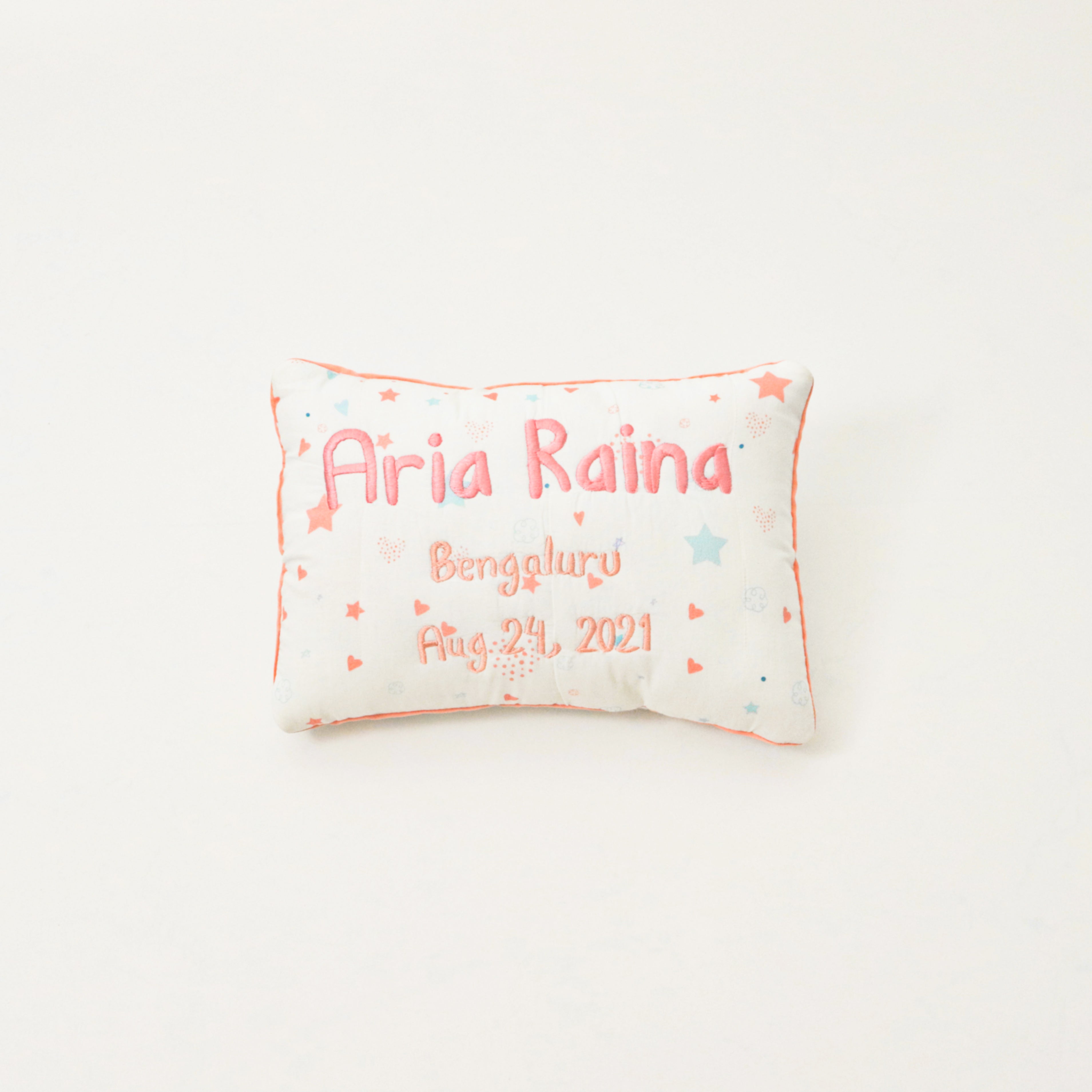 Fairy Dust - Birth Stats Pillow