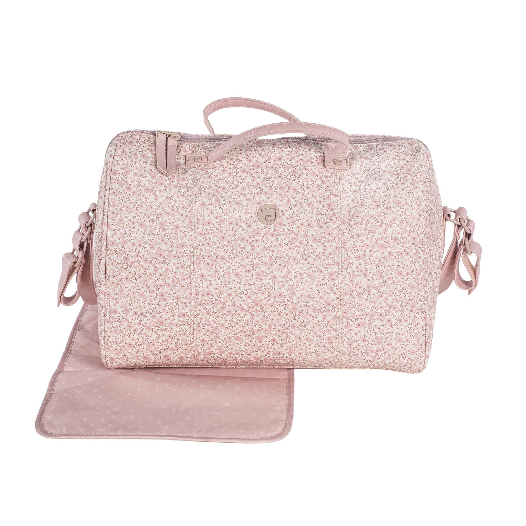 Pasito a Pasito Flower Mellow Pink Diaper Changing Bag