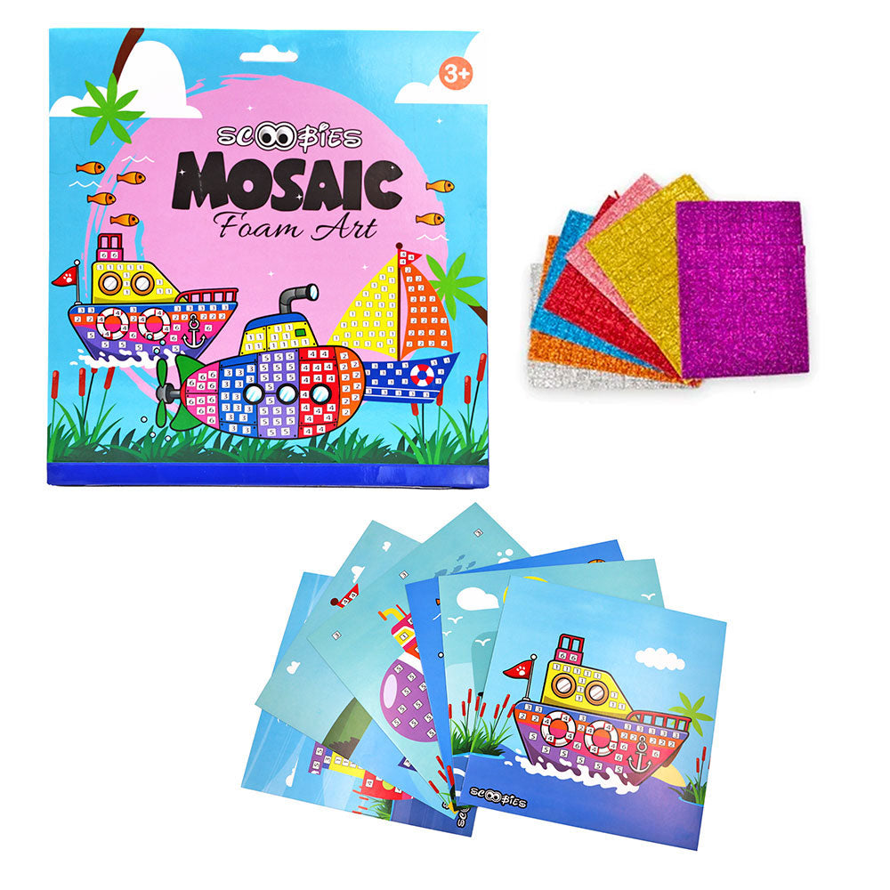 Scoobies Glitter Mosaic Art Sets - Blue