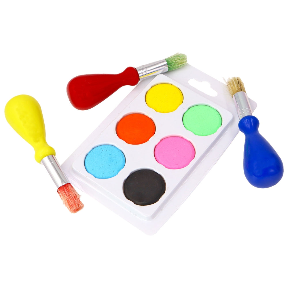 Little Finger Hue Water Color Block (Set Of 6)