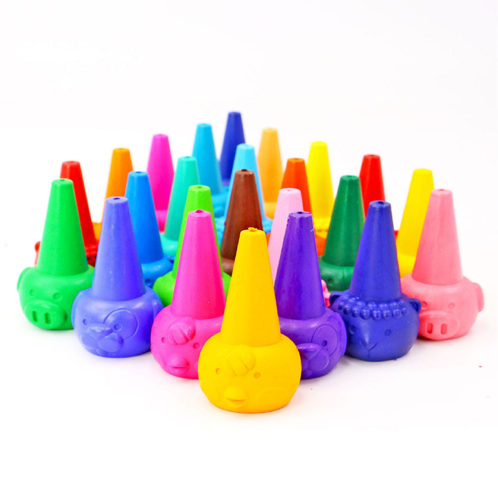 Little Fingers Zoo Buddy Crayons (Set Of 24)
