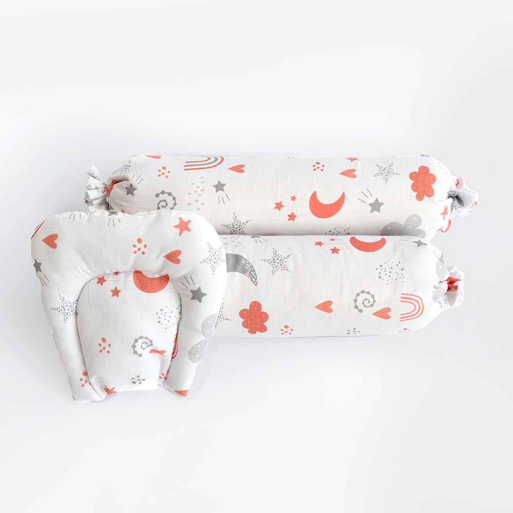 Magical Rainbows - Cot Bedsheet Set (Fitted)