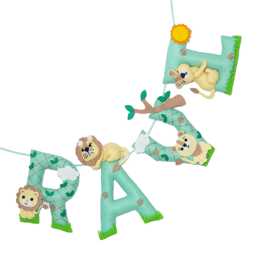 King of the Jungle Name Bunting / Garland