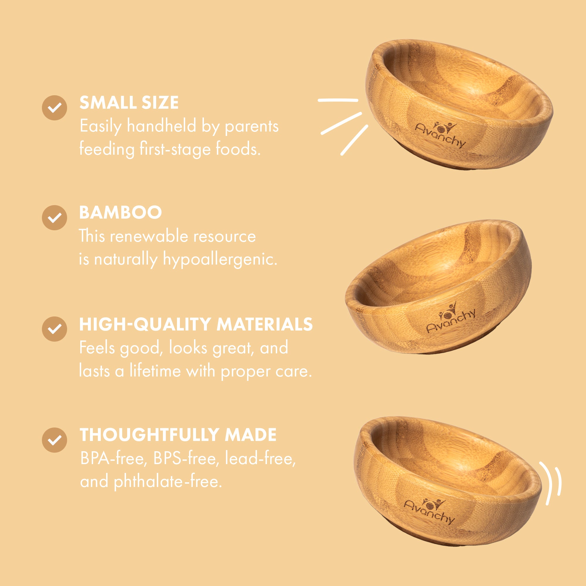 Avanchy Bamboo Le Petit Bowl