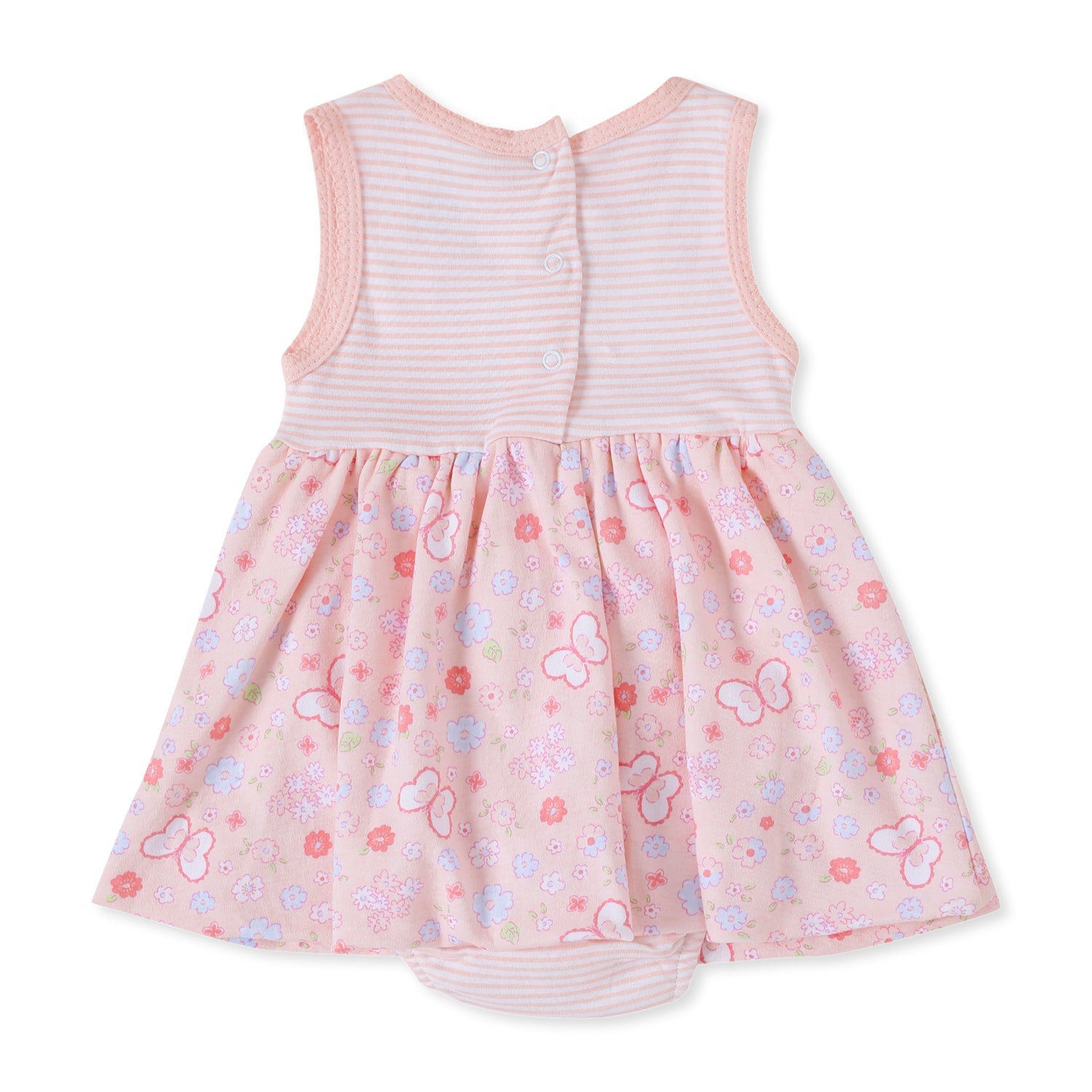 Giggles & Wiggles Little Beauty Blossom Pink Floral Dress With Accessories