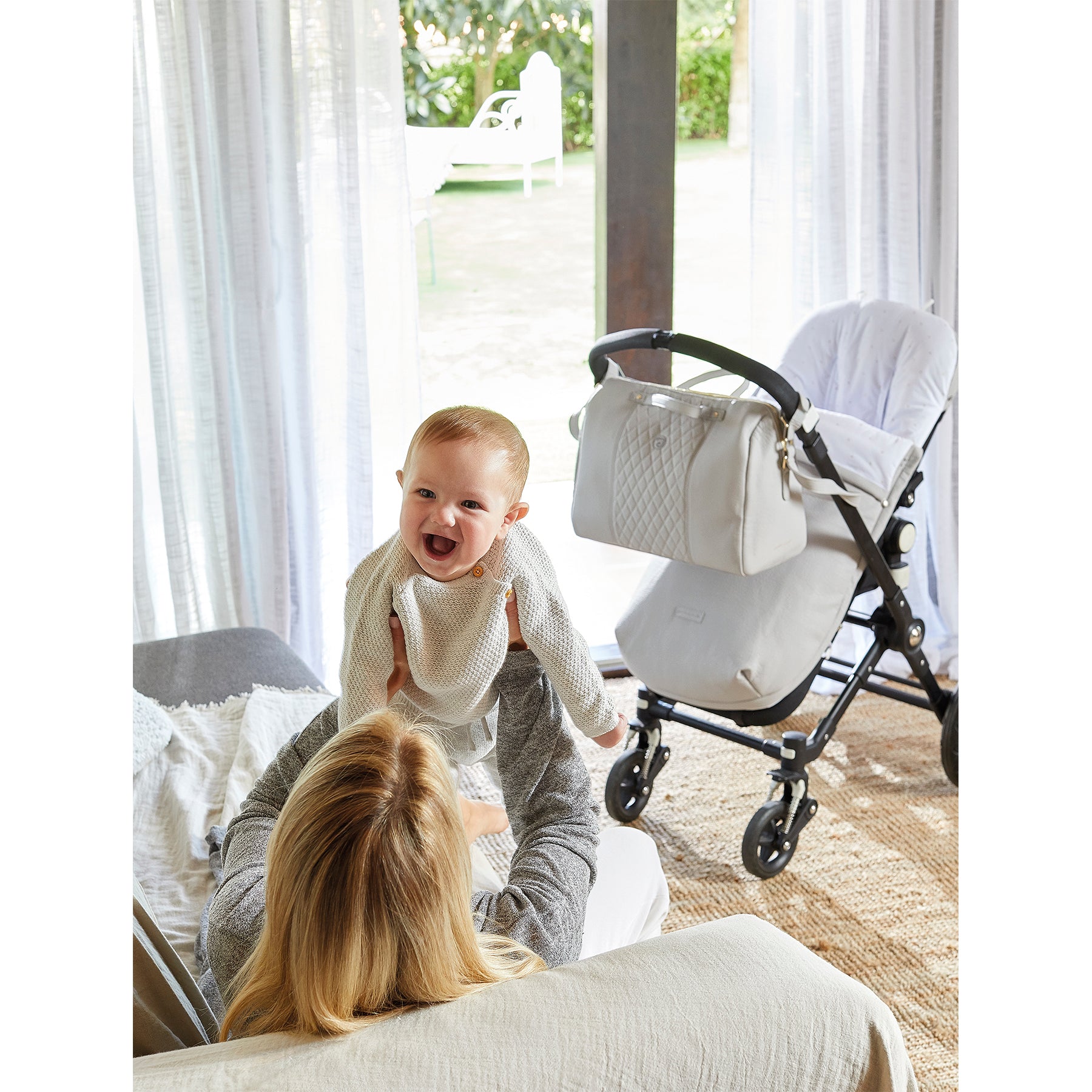 Pasito a Pasito Maria Grey Diaper Changing Bag