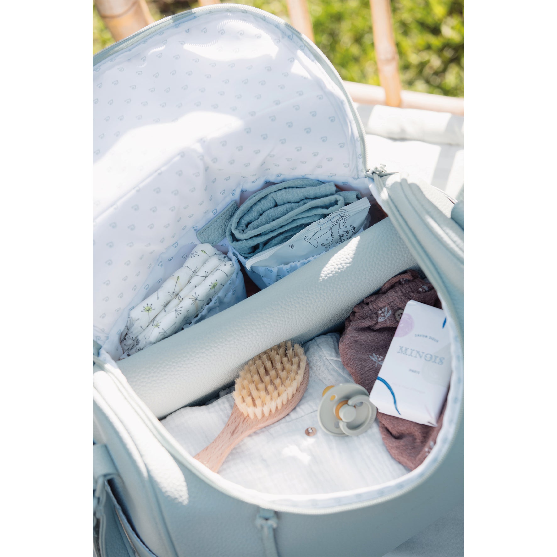 Pasito a Pasito Yummi Green Diaper Changing Bag