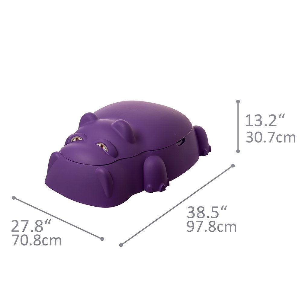 Starplay Hippo Pool/Sandpit With Cover - Purple