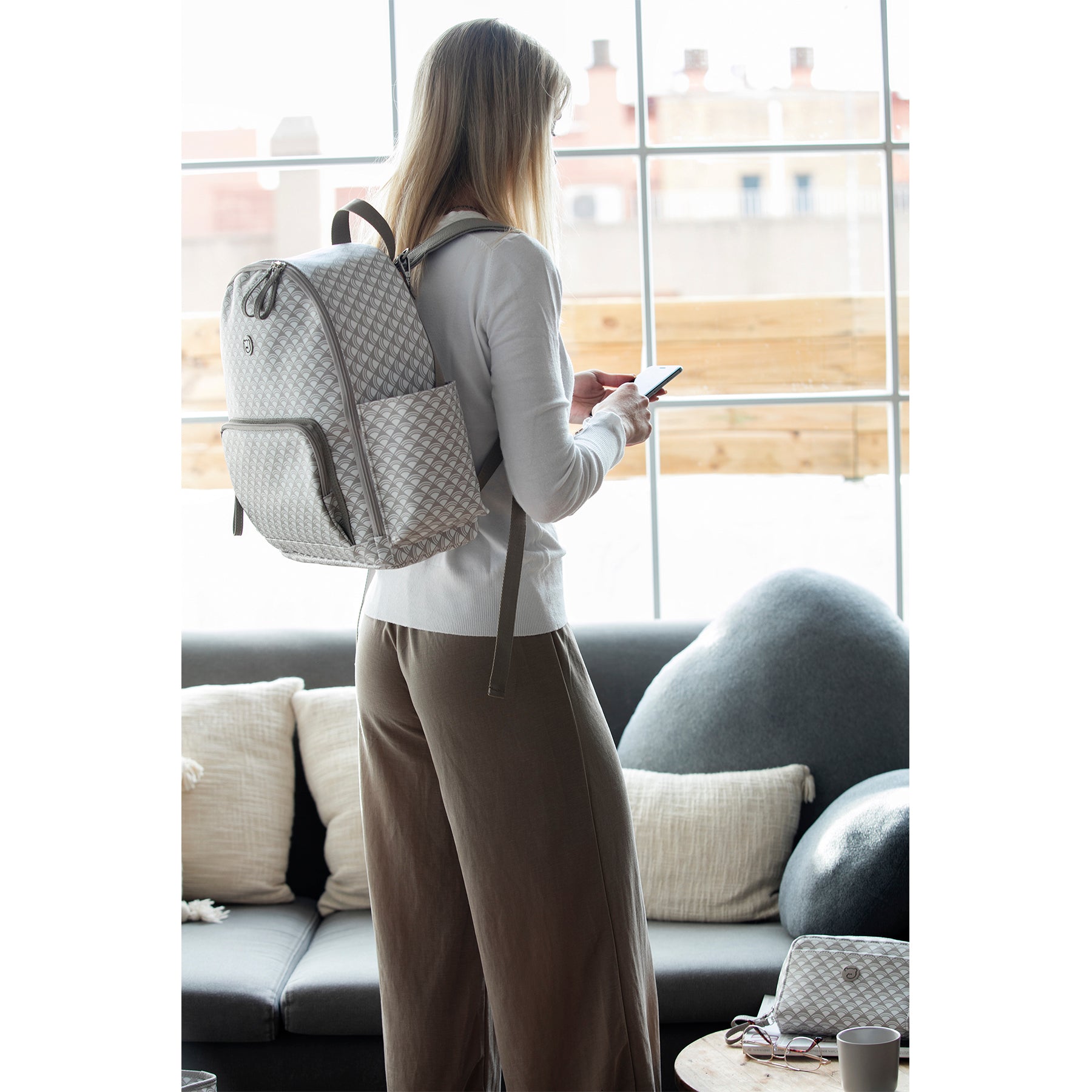 Pasito a Pasito Paris Backpack Diaper Changing Bag