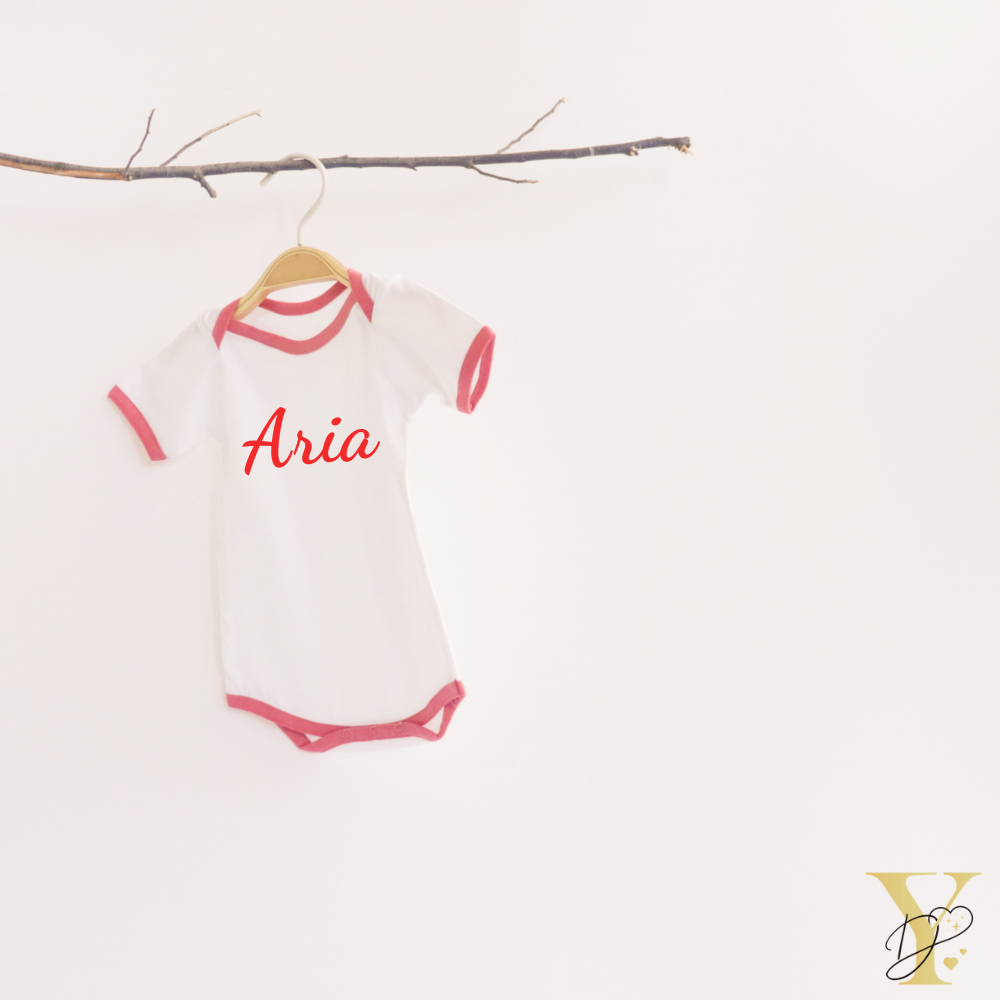 Red Love Bodysuits - Set Of 3