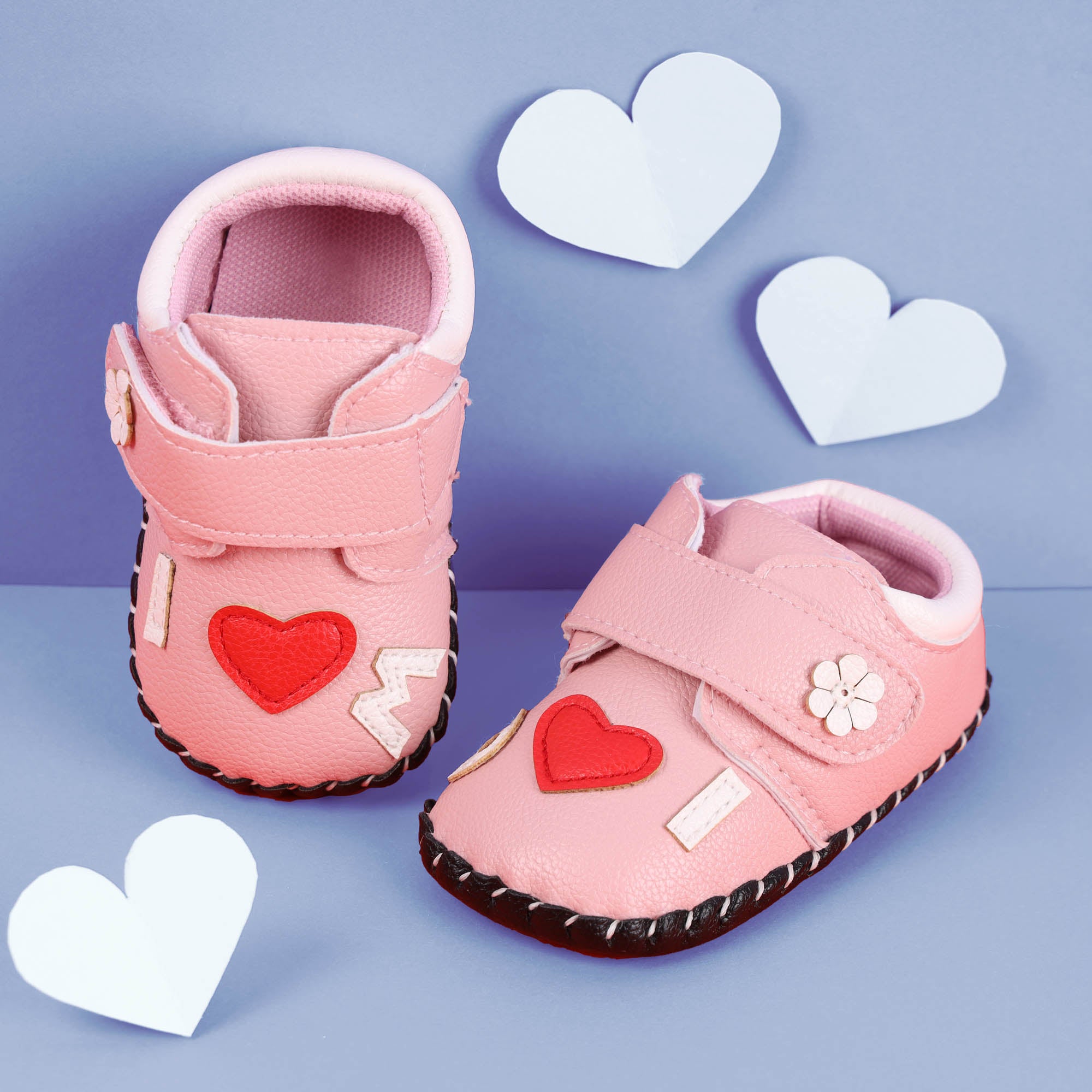 Pink baby dress shoes best sale