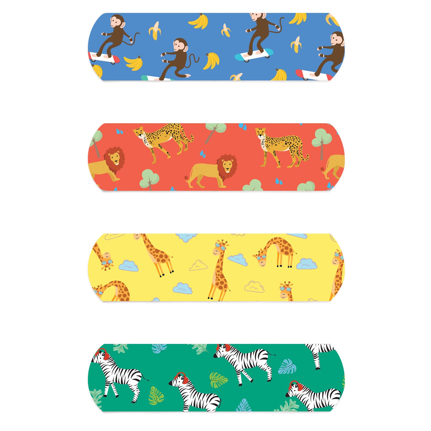 'Ouchie Printed Bandages' 20-Pack (Orange)