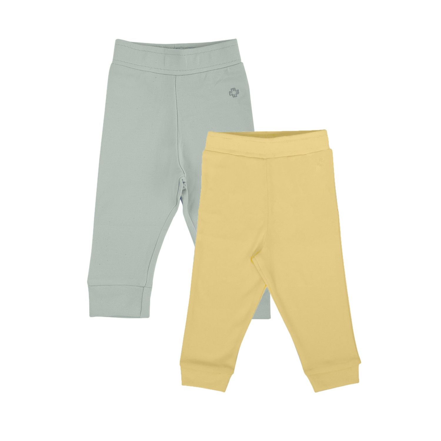 My Milestones Joggers Sage Green / Yellow - 2 Pc Pack