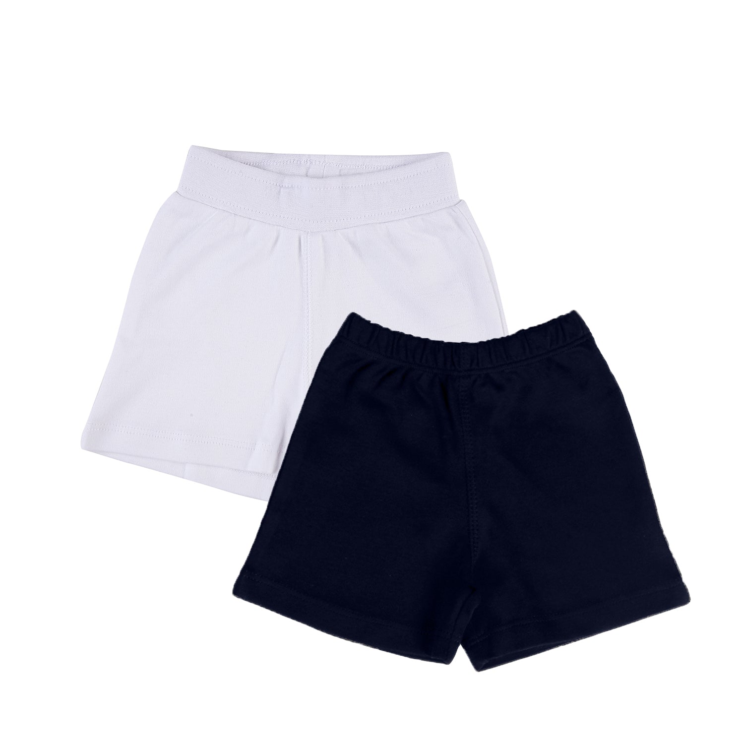 My Milestones Shorts Boys Navy Blue / White - 2 Pc Pack