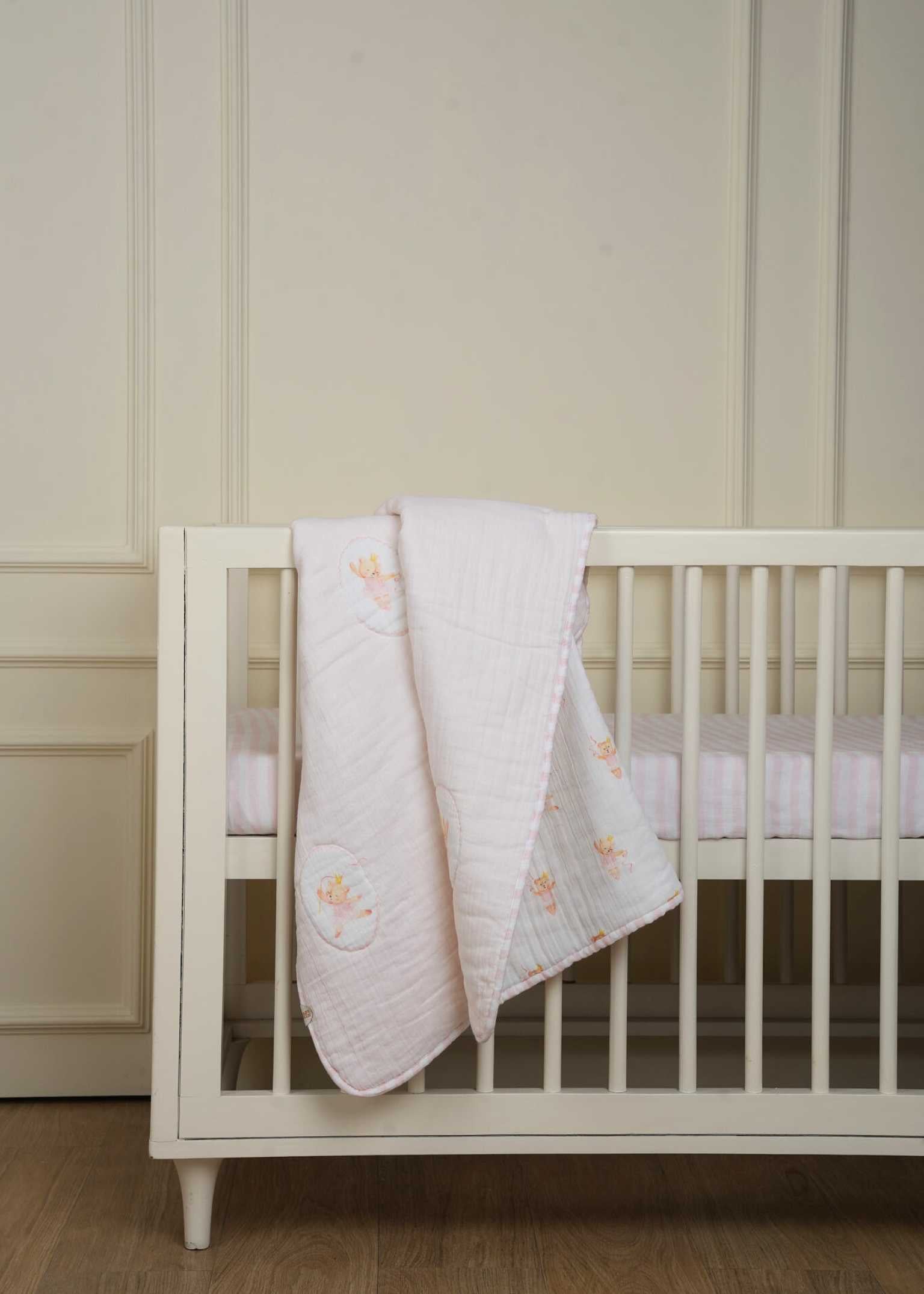 Prima Ballerina Bear Complete Cot Bedding Set with Bumper