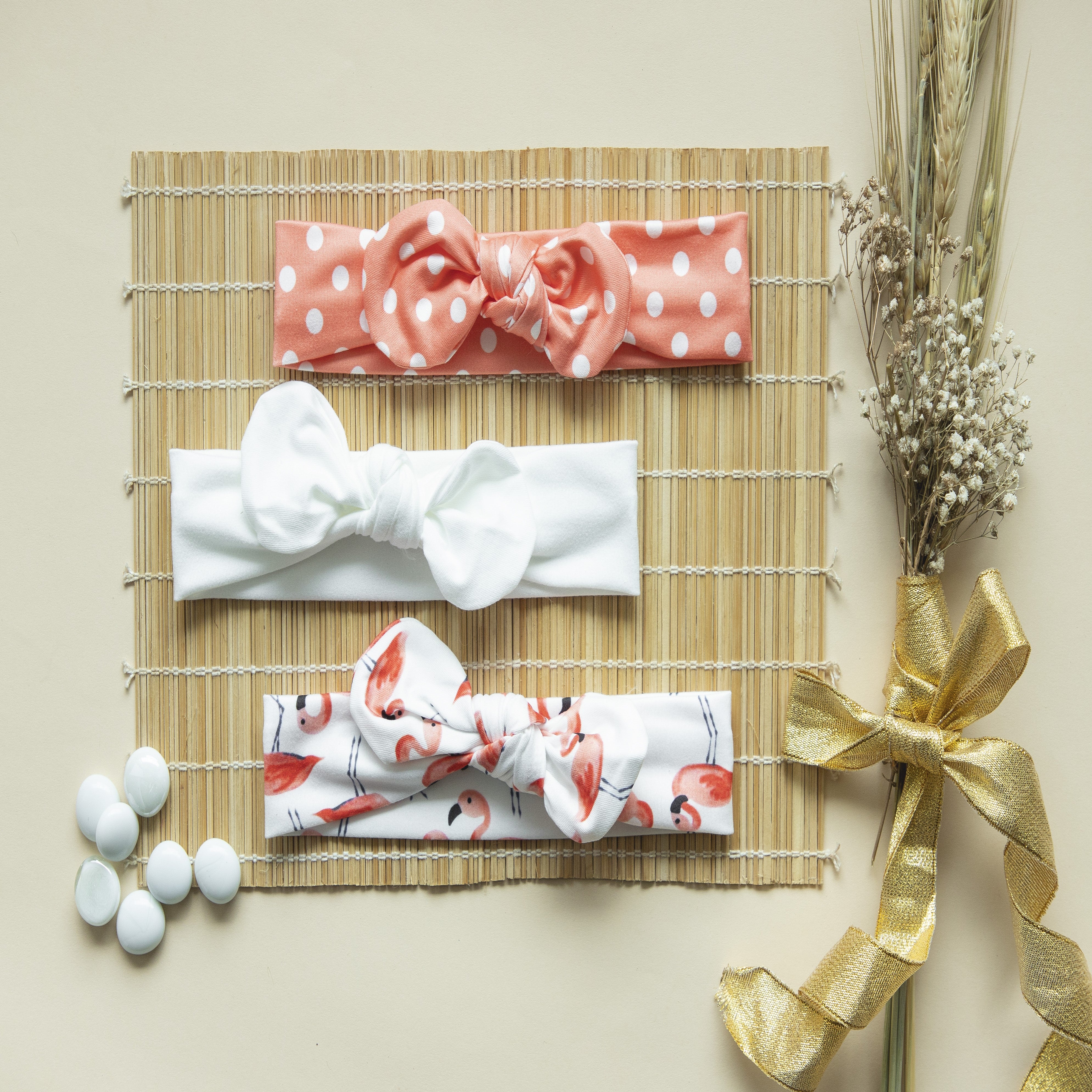 Nadoraa- Peachy Headband Set- 3 Pack