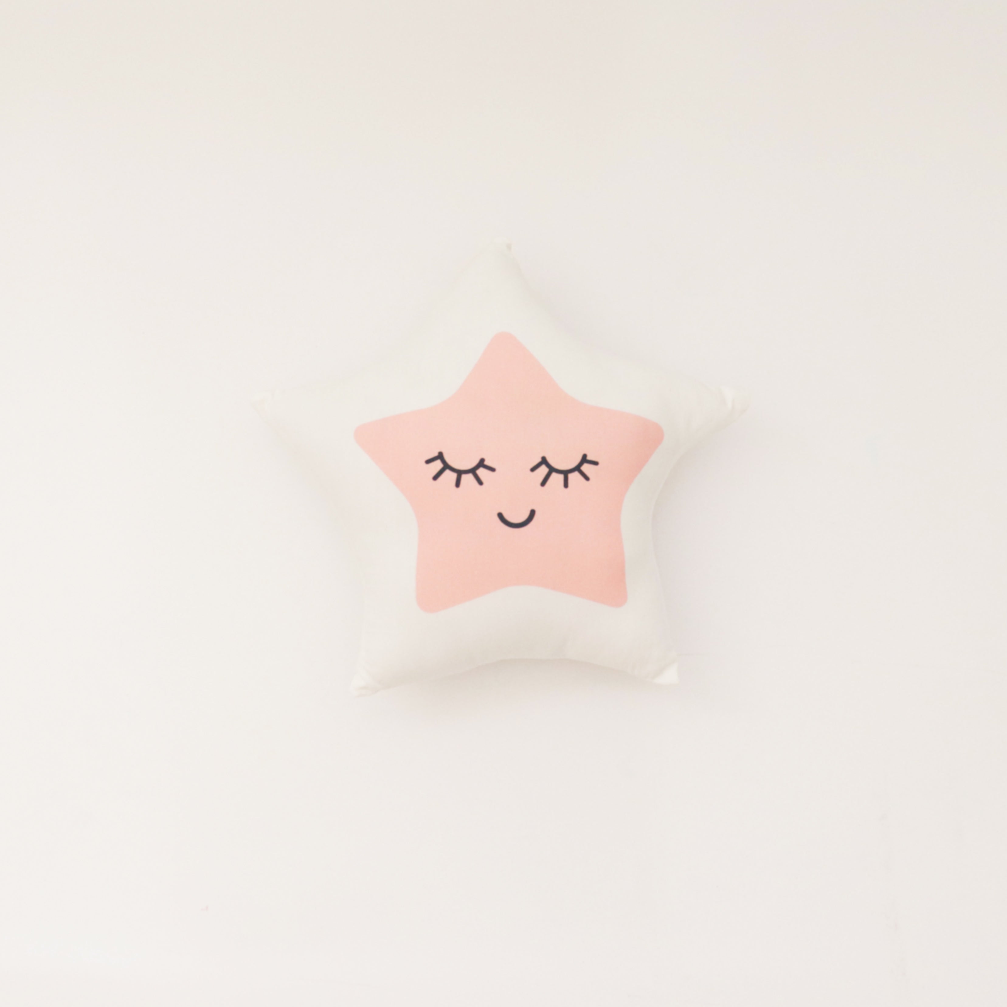 Star (Peach) - Shape Cushion