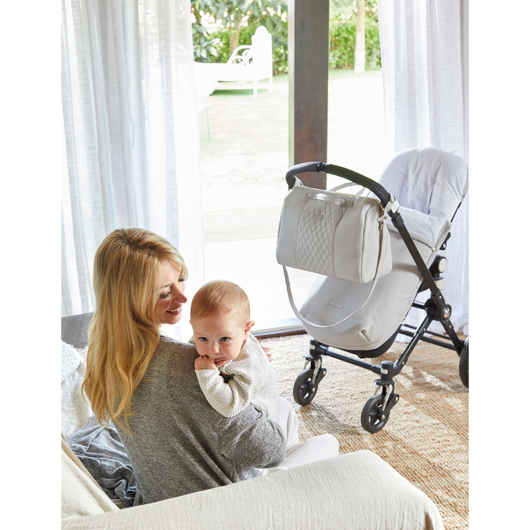 Pasito a Pasito Maria Grey Diaper Changing Bag