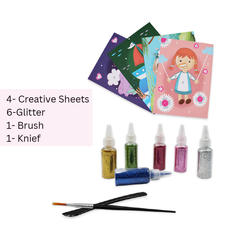 Magical Garden Fairies Sequin Art Set