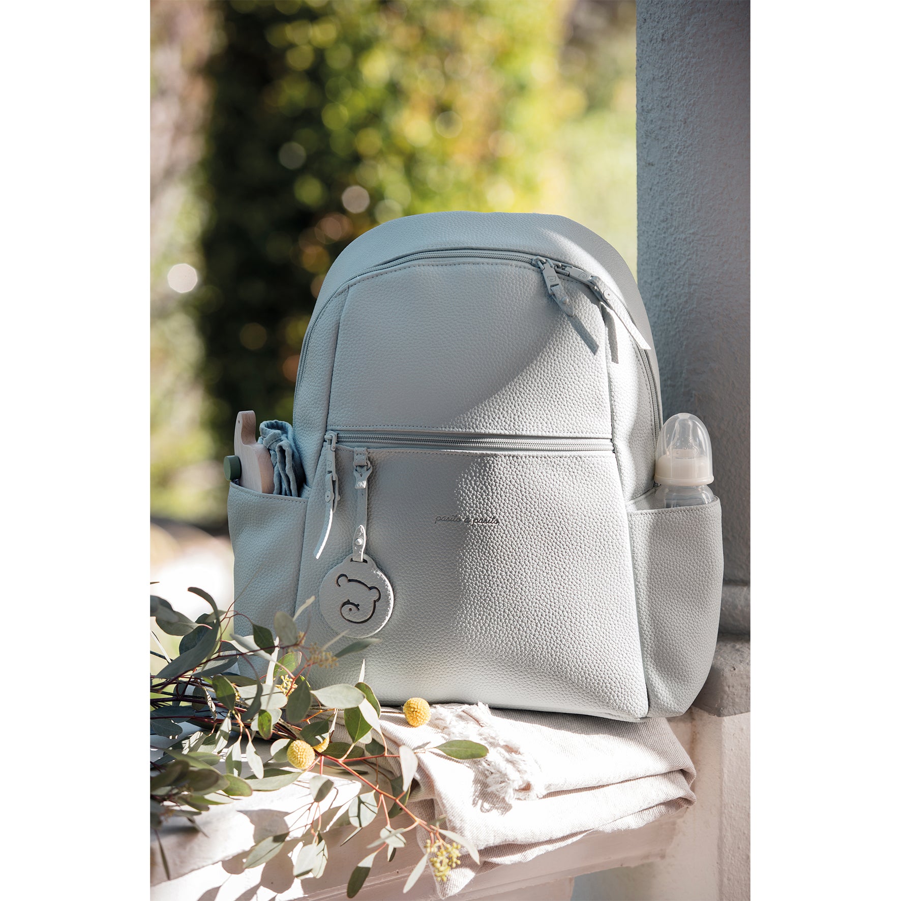 Pasito a Pasito Yummi Green Backpack Diaper Changing Bag