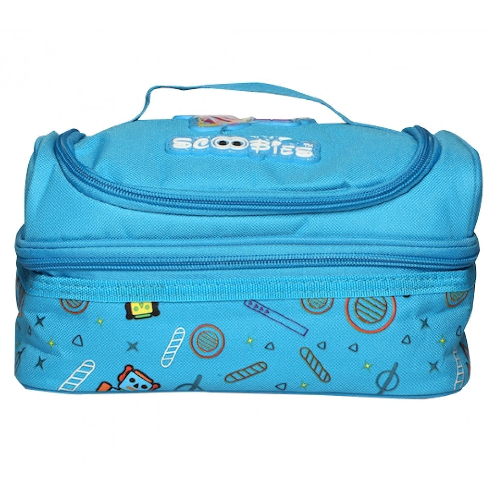 Fab N Dab Lunchbag | Insulated | Vibrant Colours | Applique badge work | Dapper Design