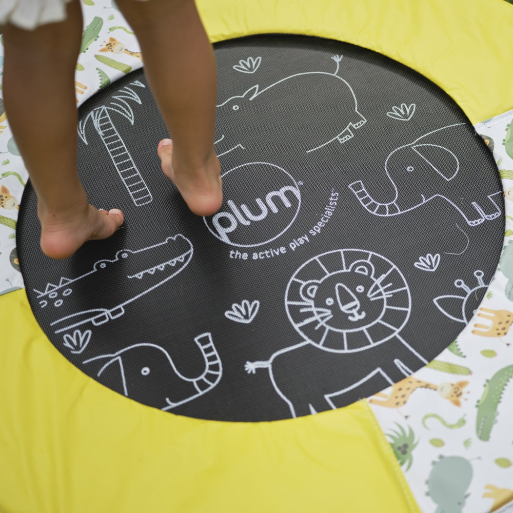Plum® Junior Jungle Bouncer / Trampoline - With Sounds