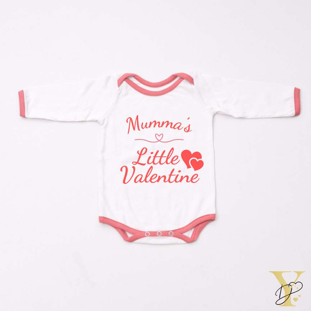 Mumma's Little Valentine Bodysuit Full/Half Sleeves