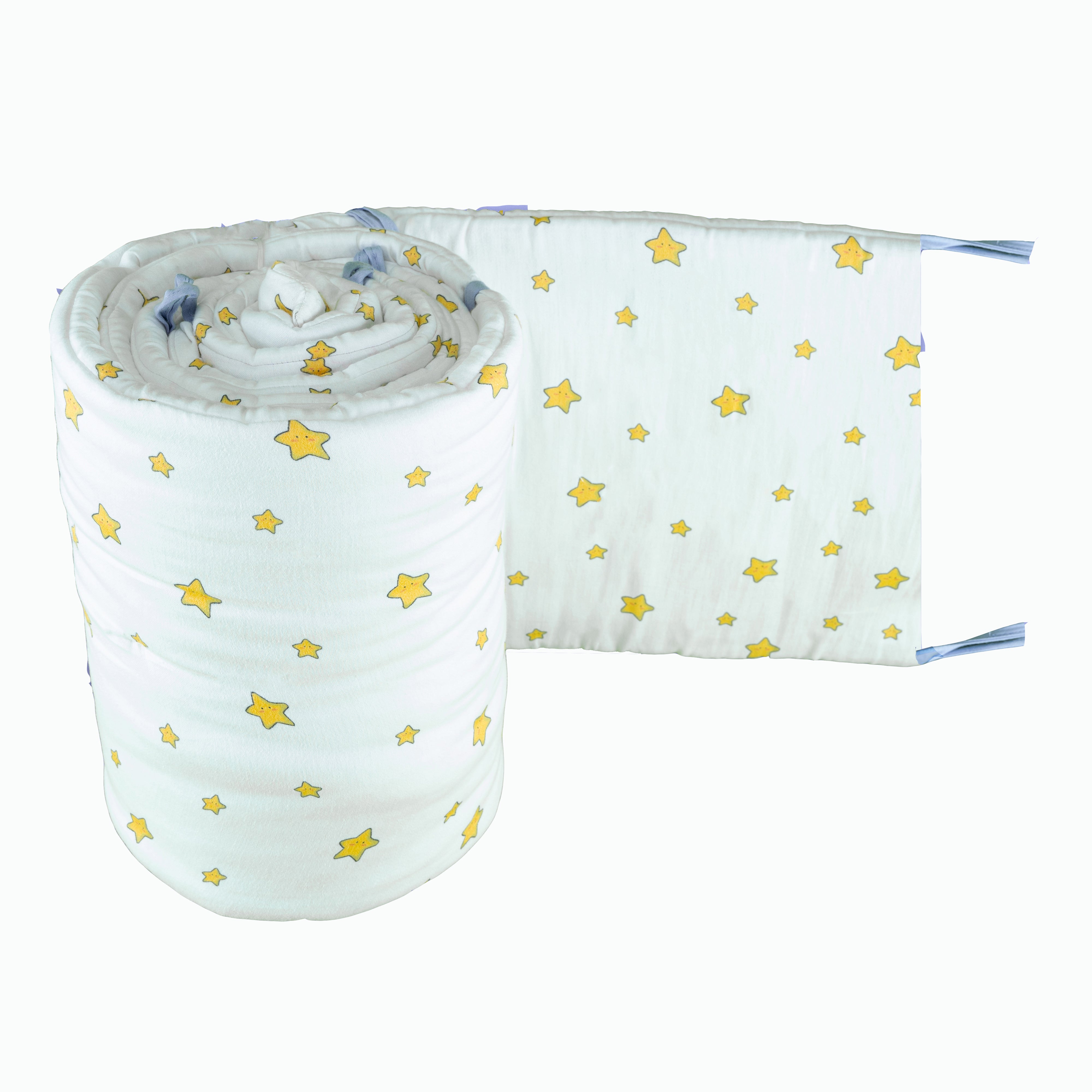 Tiny Snooze Organic Cot Bumper- Stars