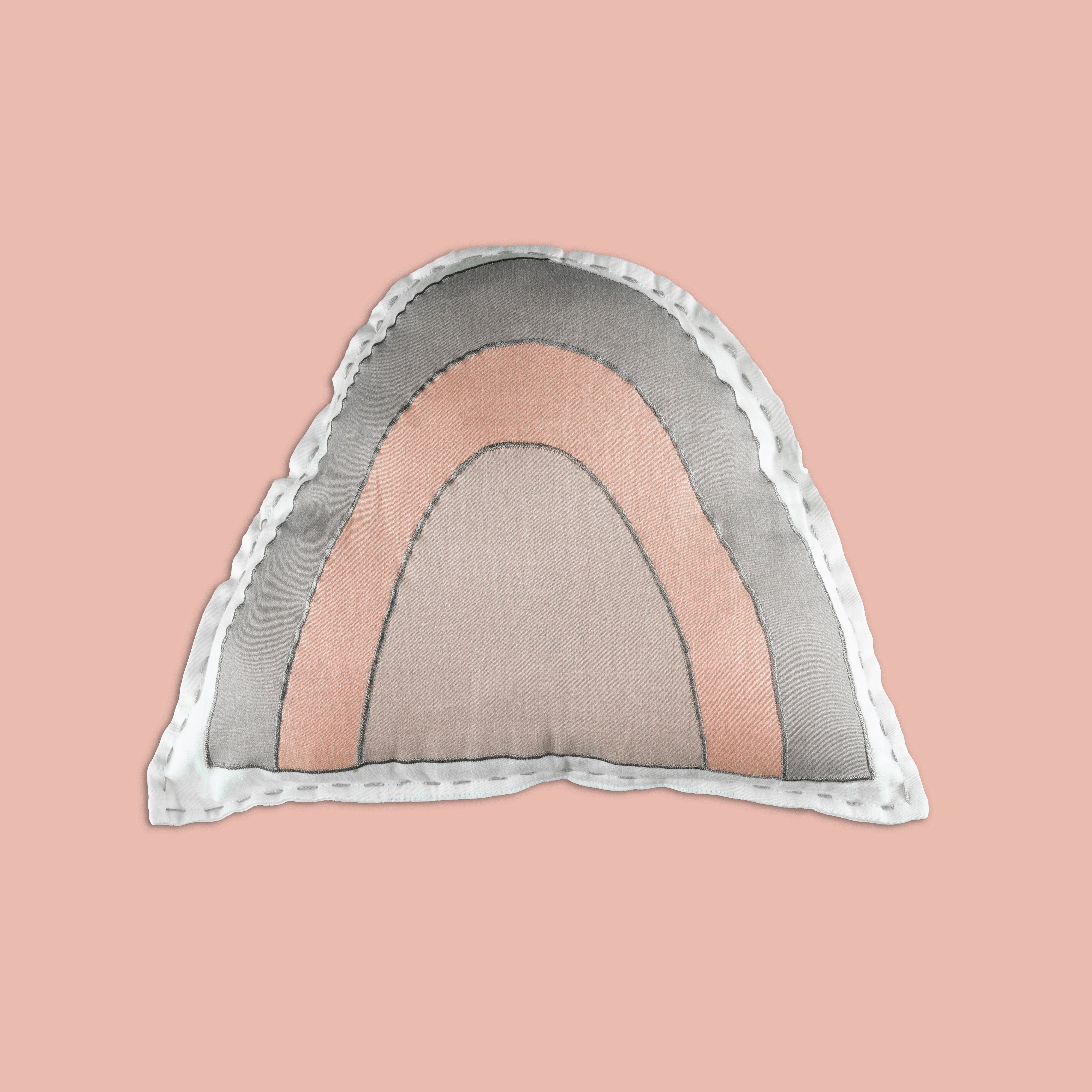 Tiny Snooze Organic Throw Cushion- Rainbow