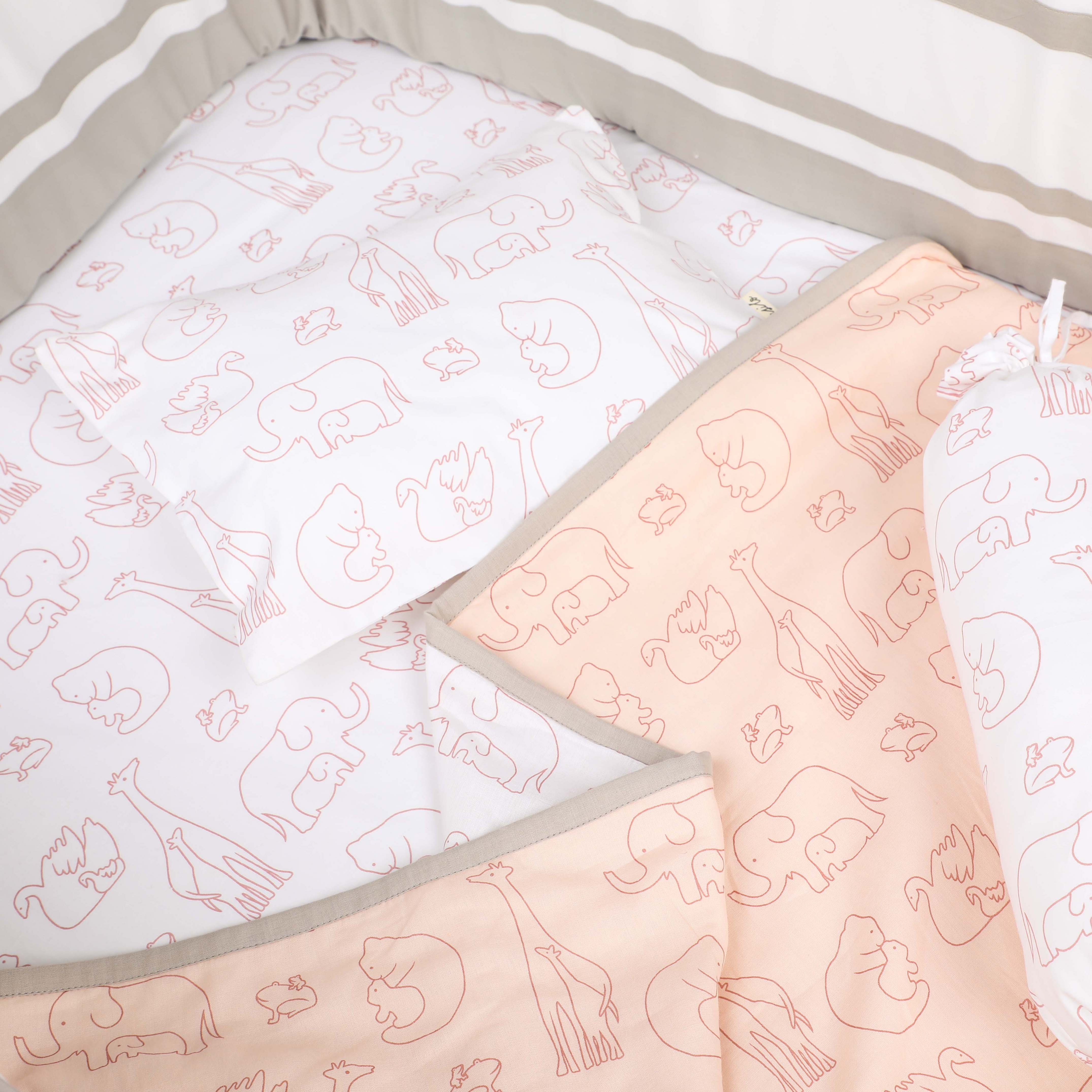 Masilo Organic Cotton Cot Bedding Set - Always Be My Baby