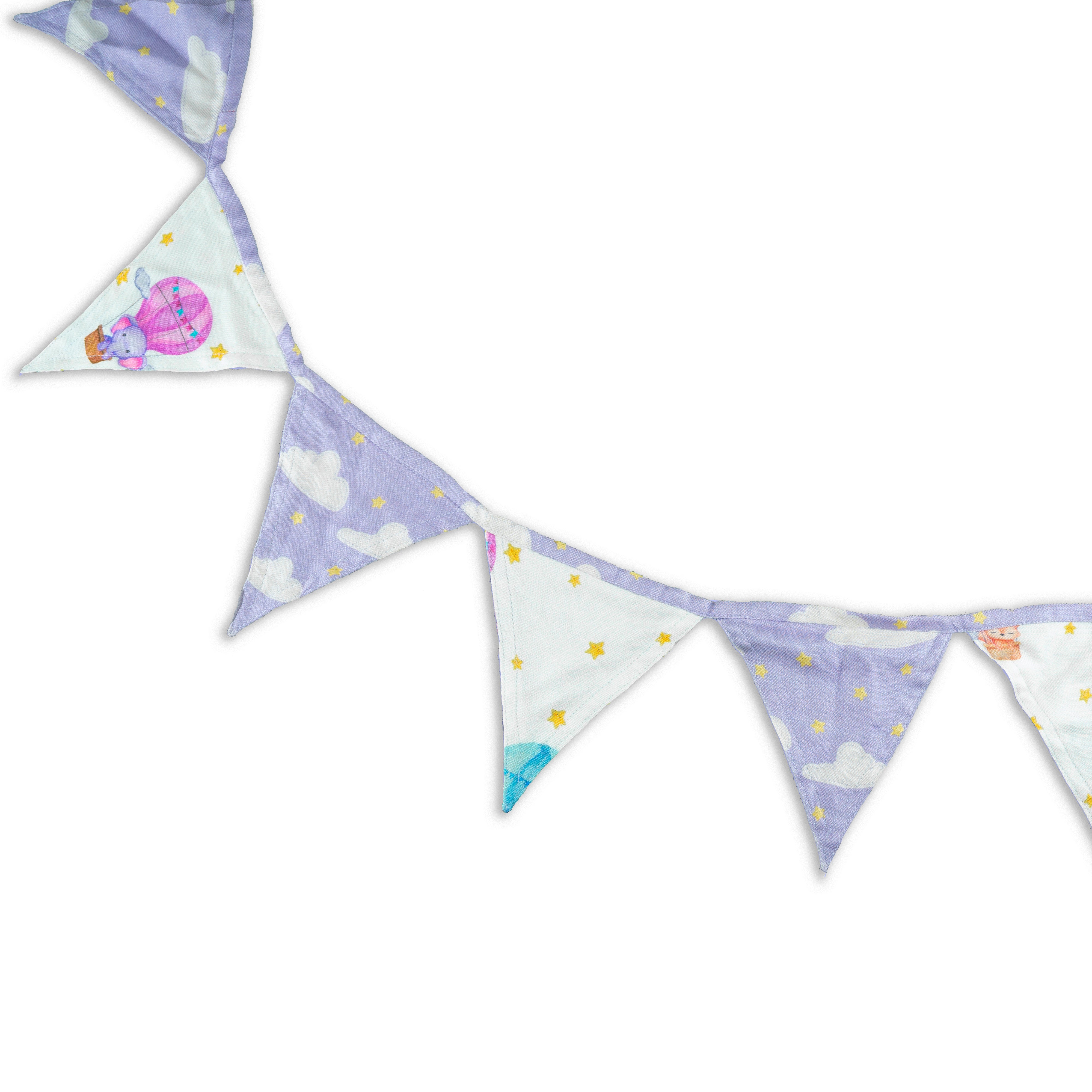 Tiny Snooze Cot Bunting- Sky Is The Limit