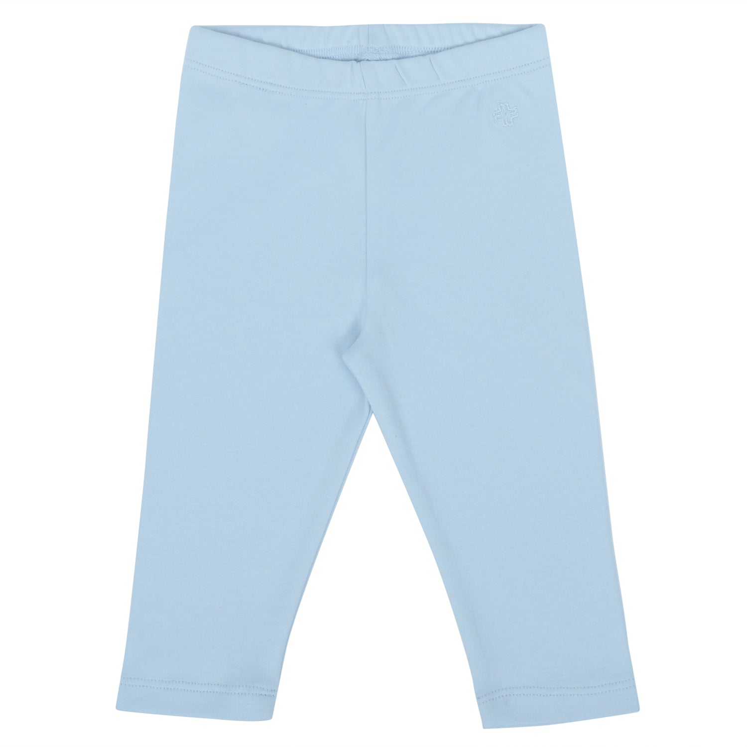 My Milestones Joggers - White Apples/ Baby Blue - 2 PC Pack