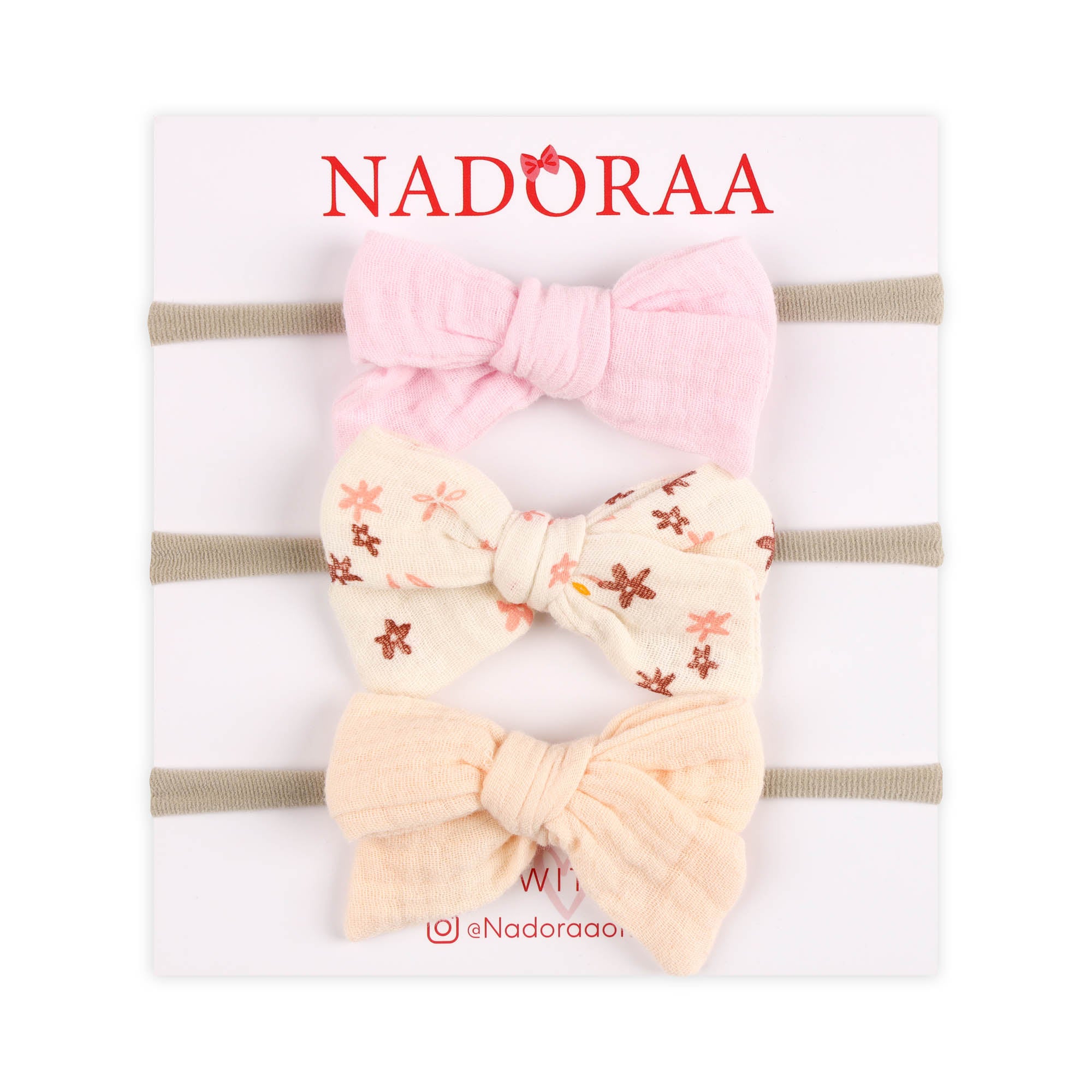 Kicks & Crawl- Buttercup Flowers Hairbands - Pack of 3