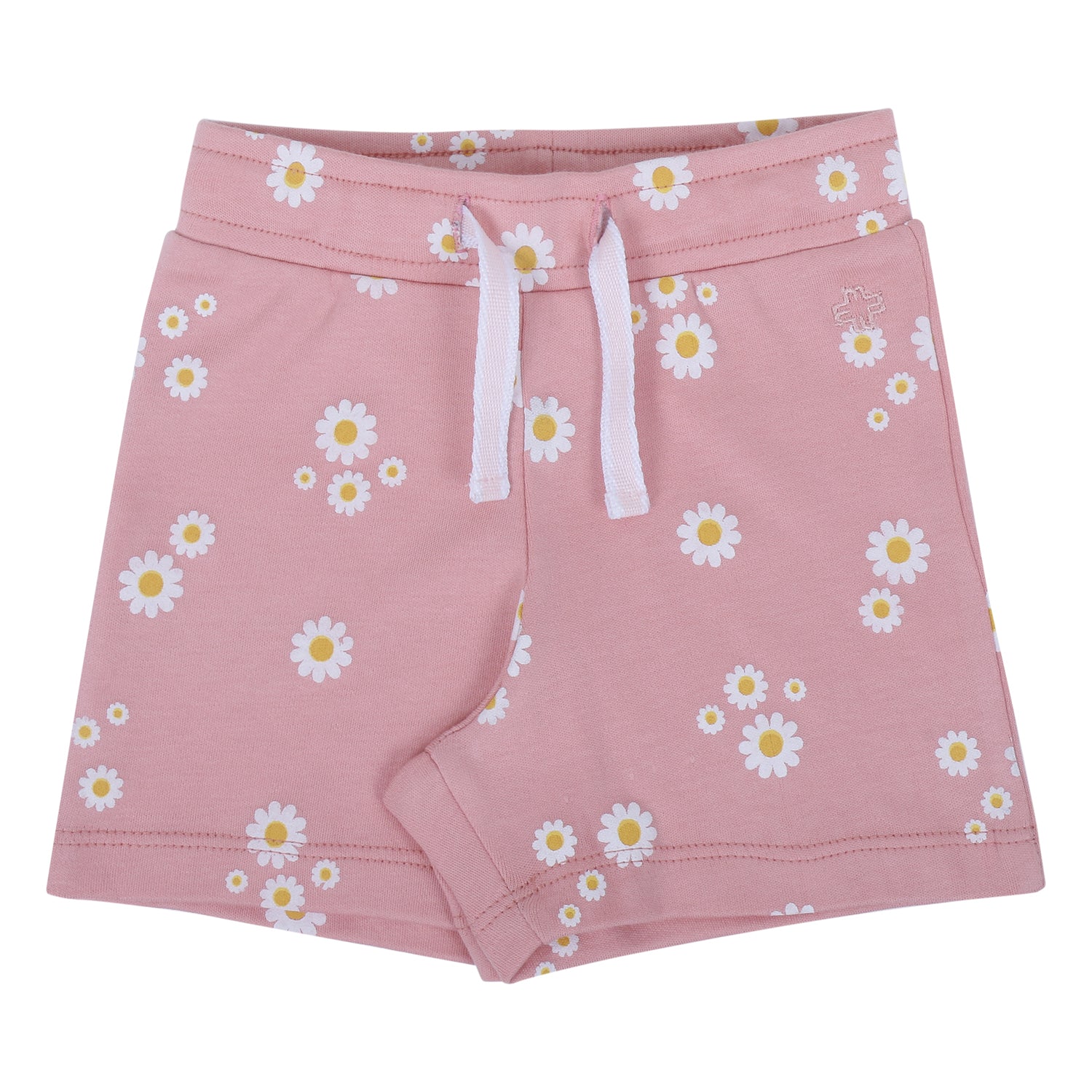 My Milestones Shorts - Peach Daisy / Yellow- 2 Pc Pack