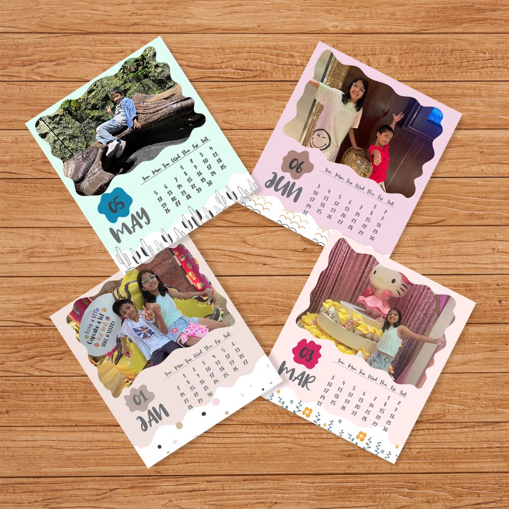 Desk Calender - Personalised Kids