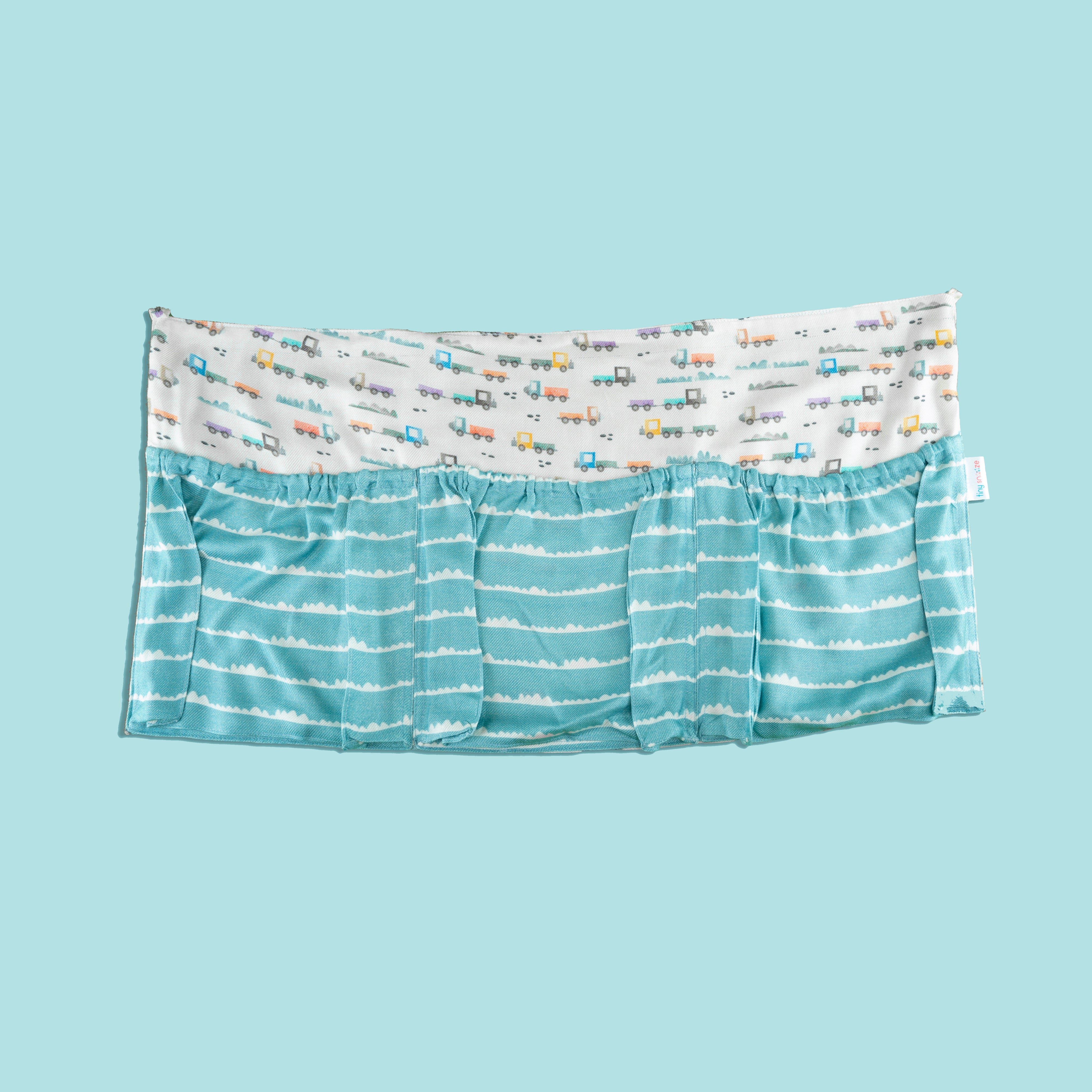 Tiny Snooze Cot Organiser- Traffic Jam