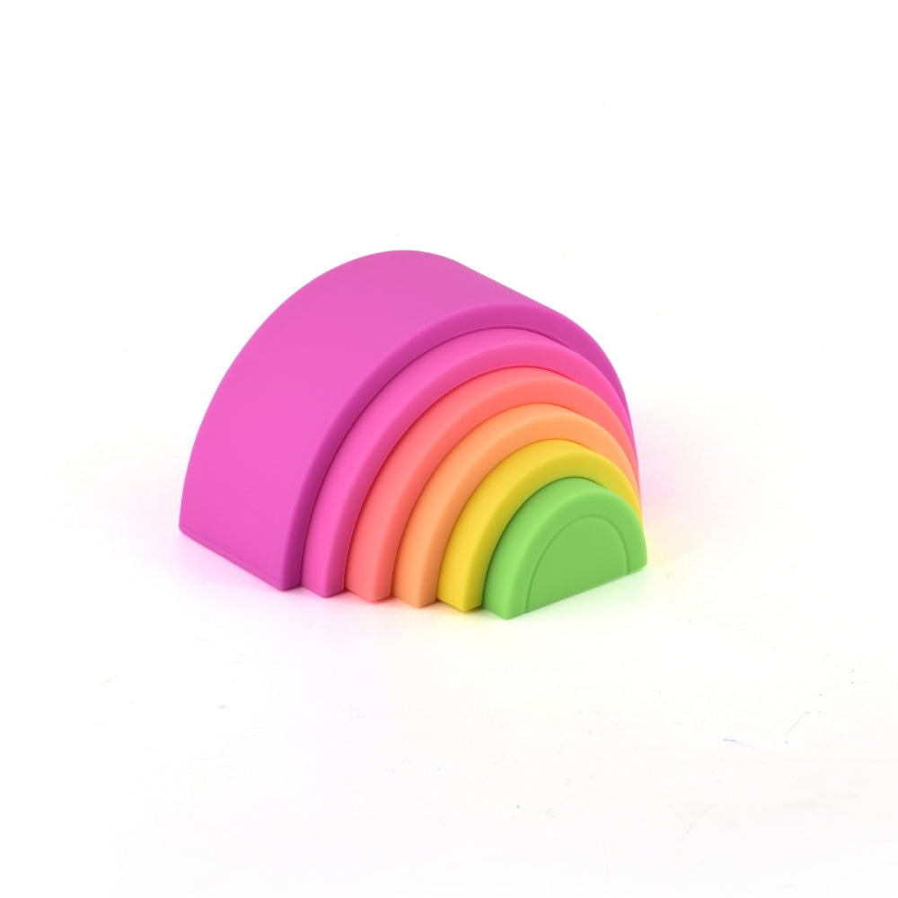 Silicone Stackables- Neon