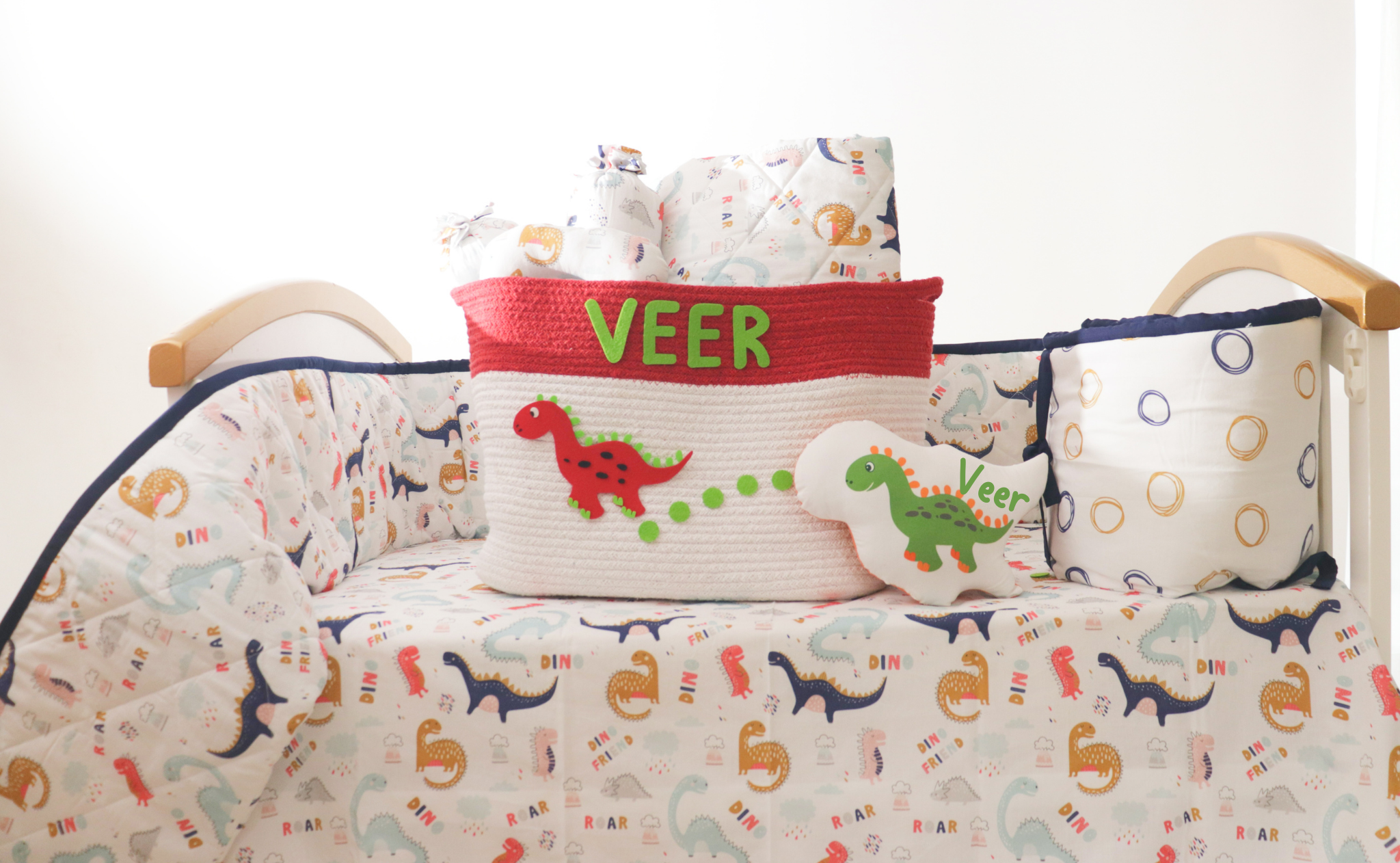 Dino Friend- Personalised Essential Gift 'Baskets Of Love'