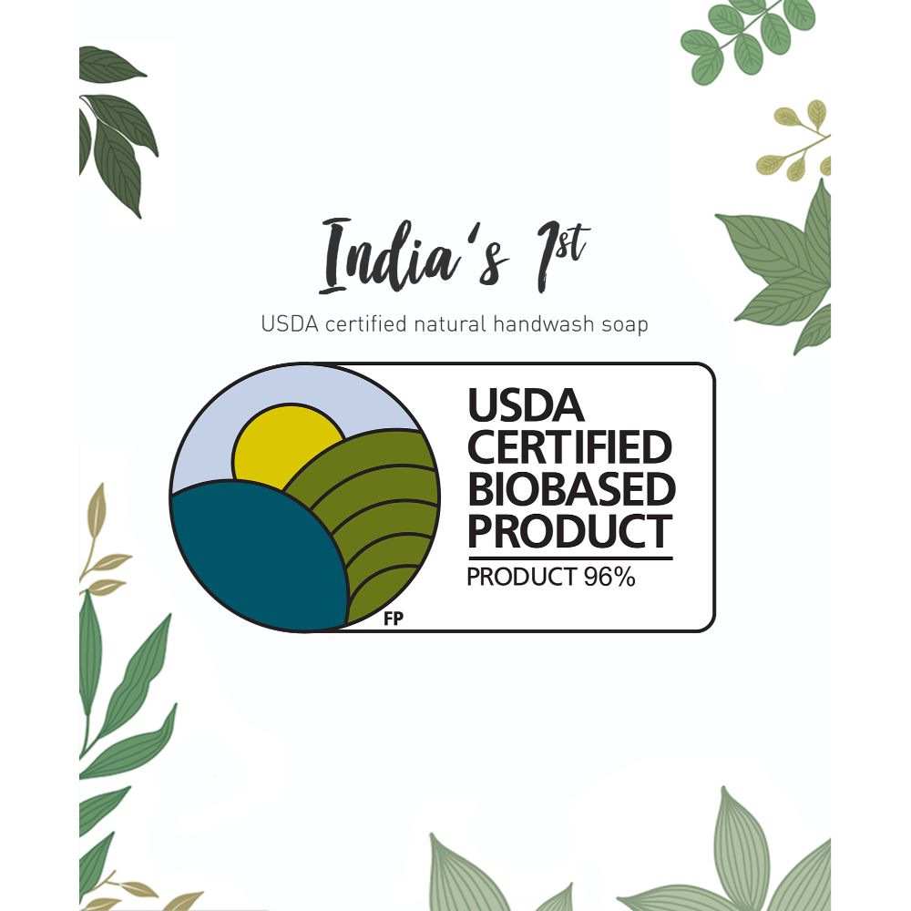 Windmill Baby Natural Fragrance Free Handwash Liquid Soap, Nourishing And Hydrating For The Whole Family, USDA Certified, Allergen Free - 450ml