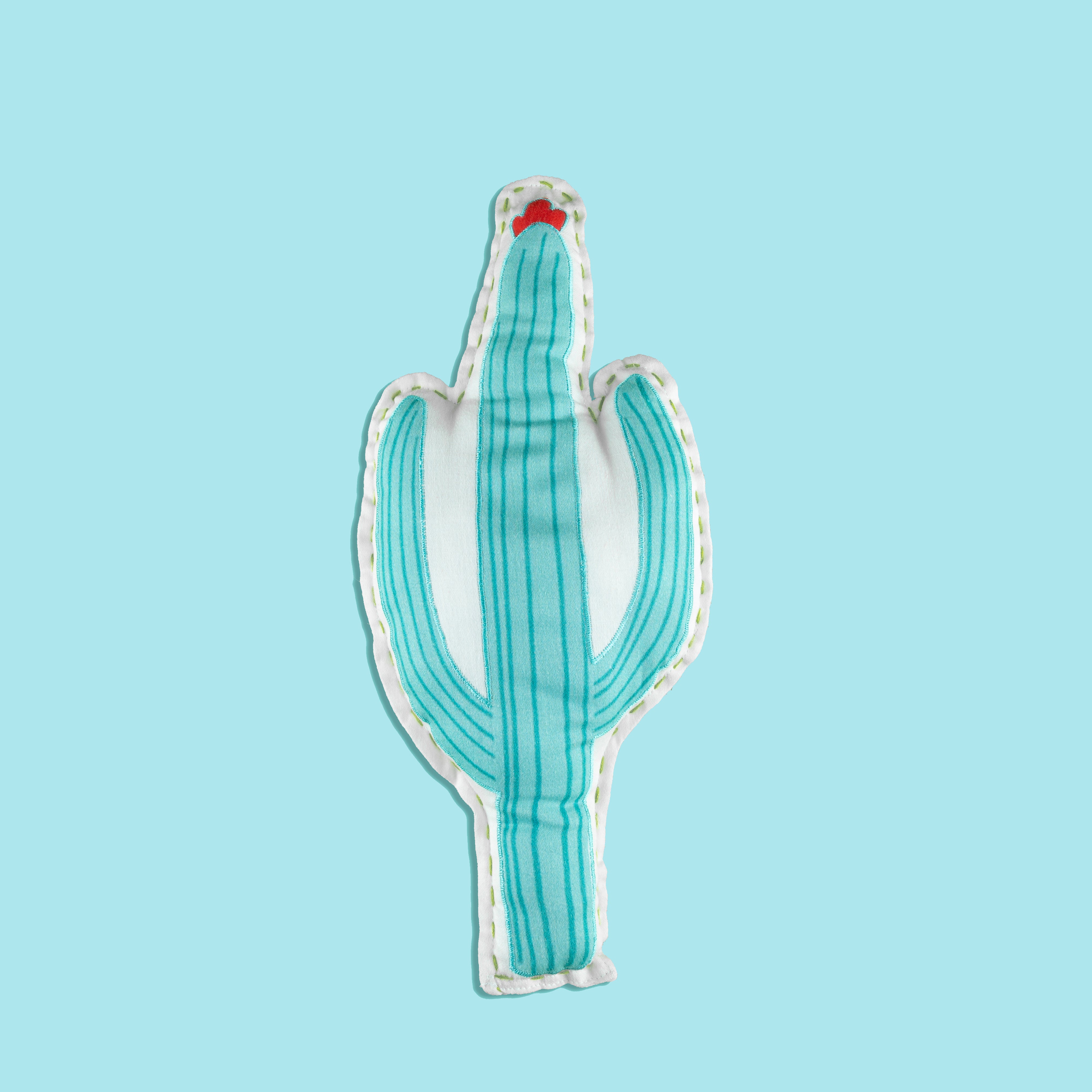 Tiny Snooze Organic Throw Cushion- Cactus