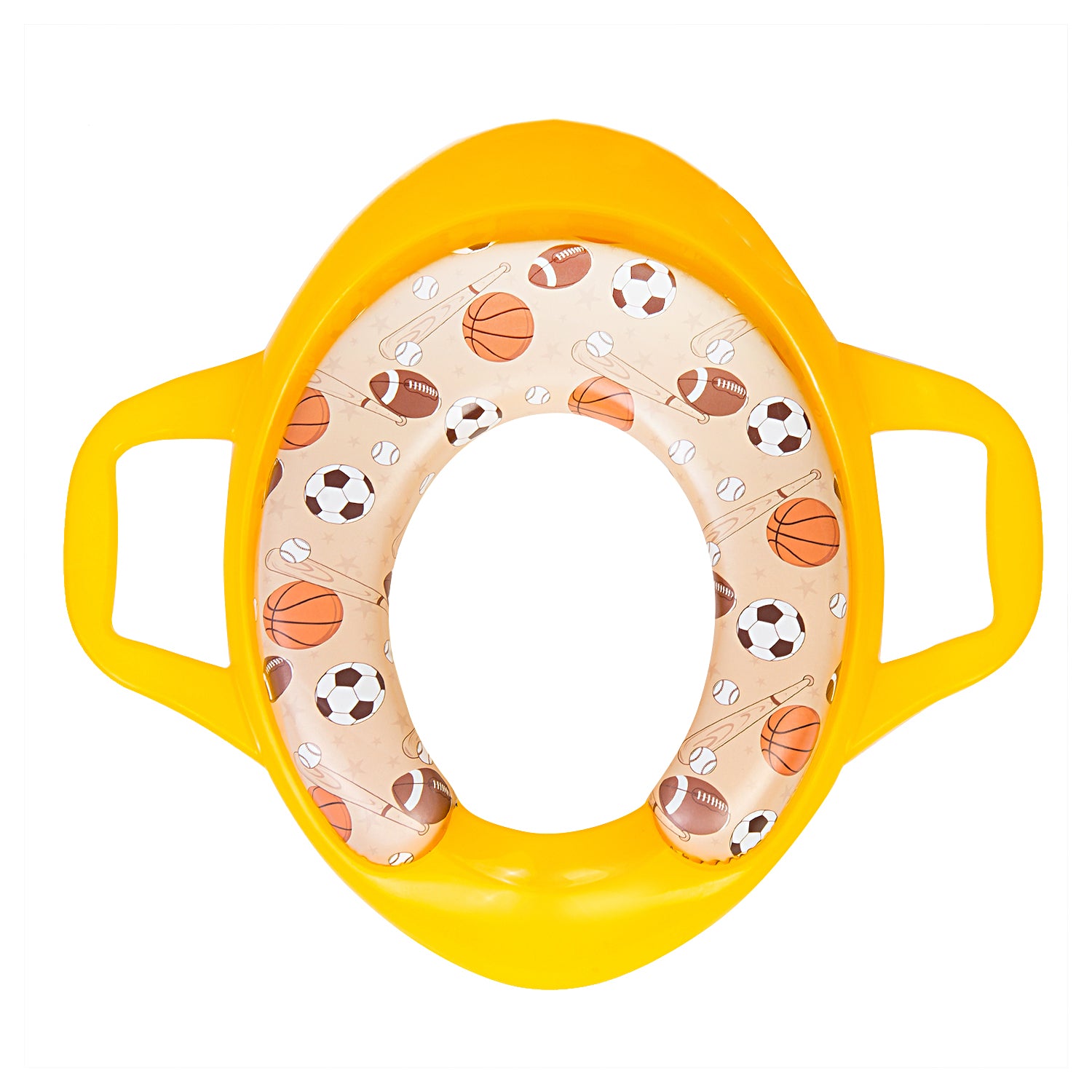 Baby Moo Sports Star Yellow Potty Seat With Handle