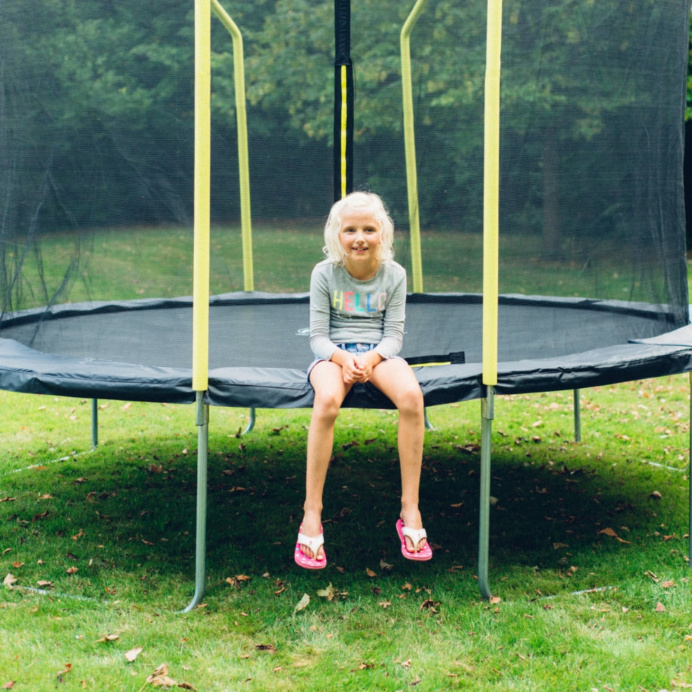 Plum® Wave Springsafe® Trampoline And Enclosure 8ft- 14ft
