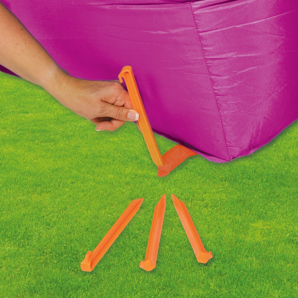 Plum® Rocket Bouncer With Inflator & Storage Bag