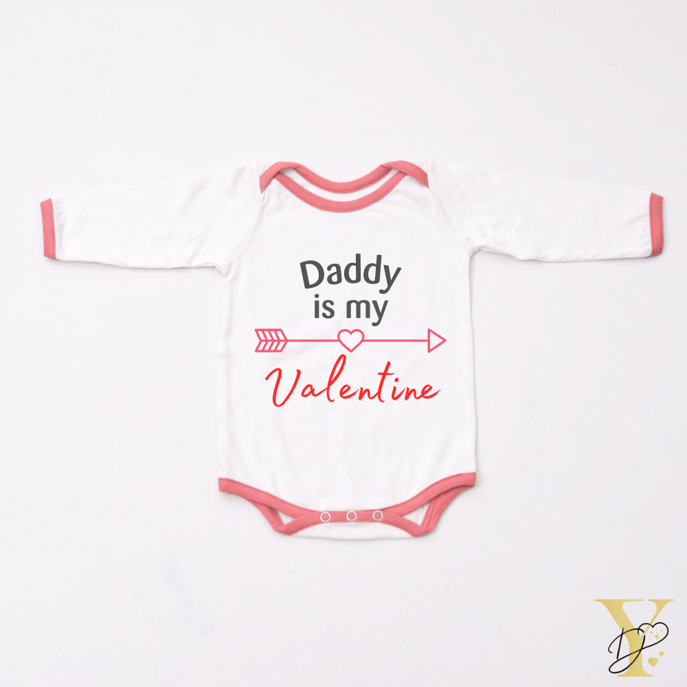 Daddy Is My Valentine Bodysuit