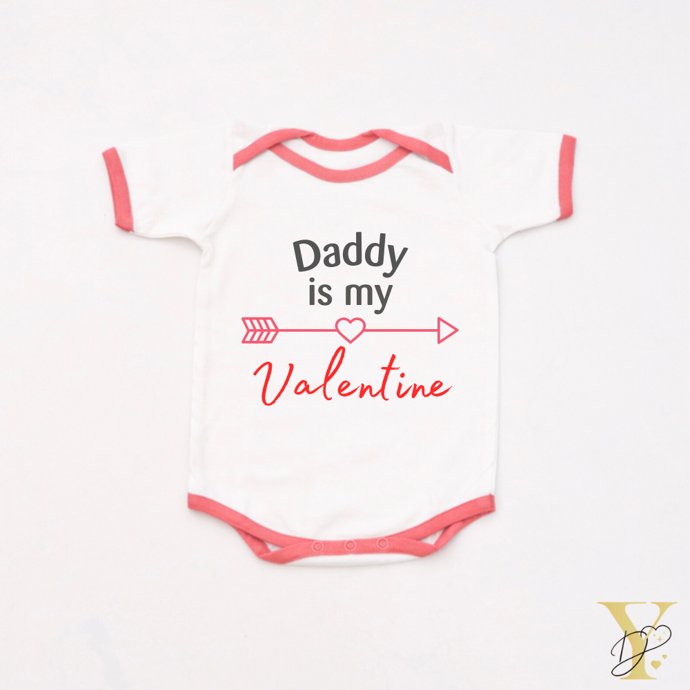 Daddy Is My Valentine Bodysuit