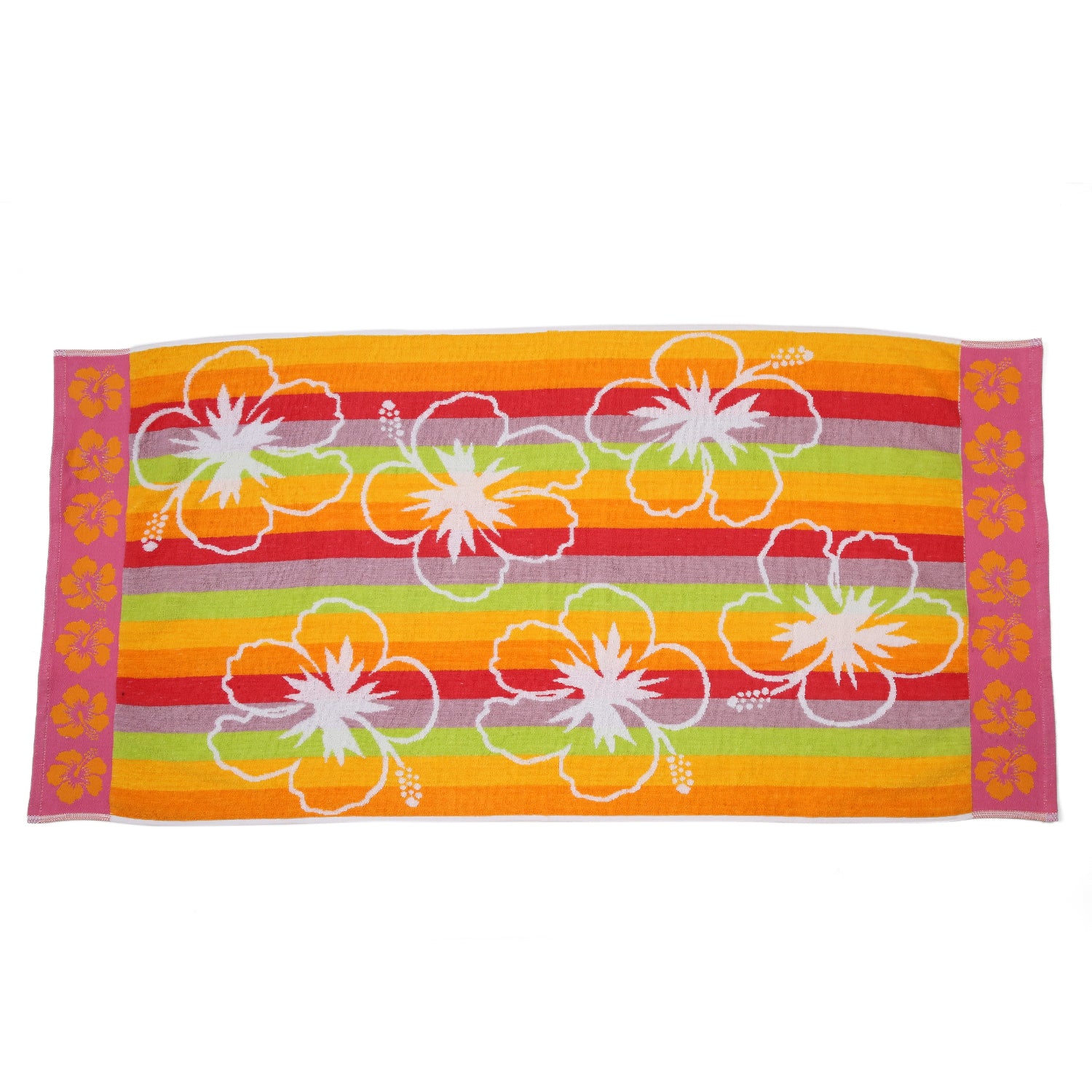 Bright Flower Terry Towel